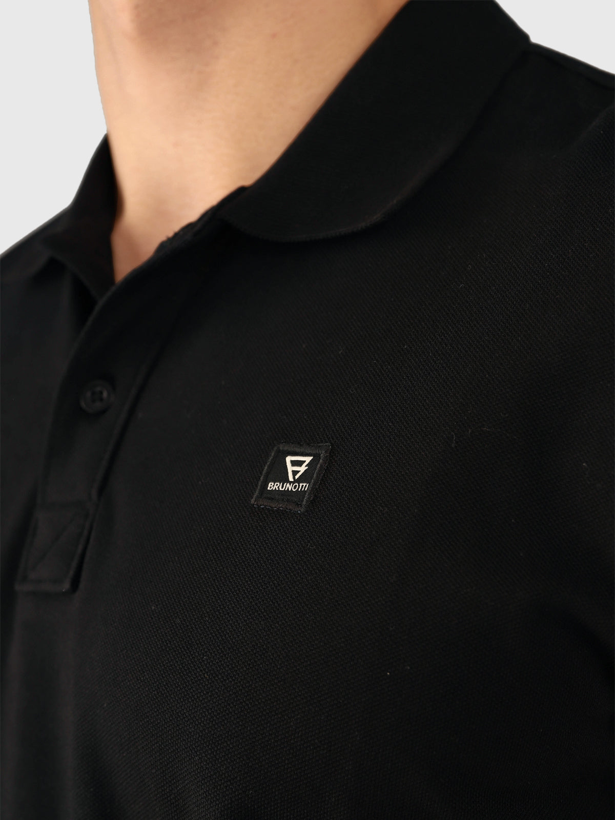 TavECO-N Men Polo Shortsleeve | Black