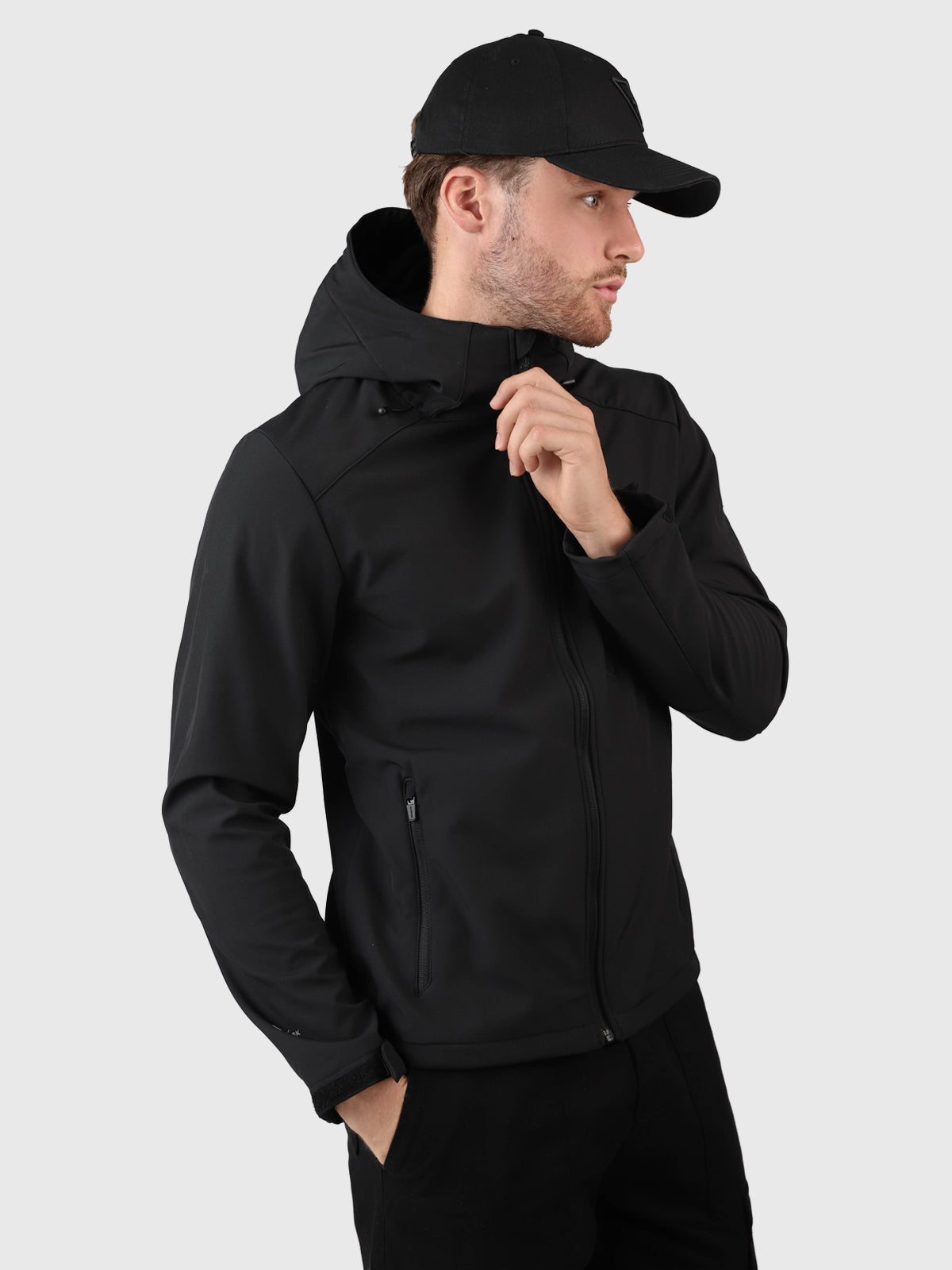 Mib-N Heren Softshell Jas | Zwart