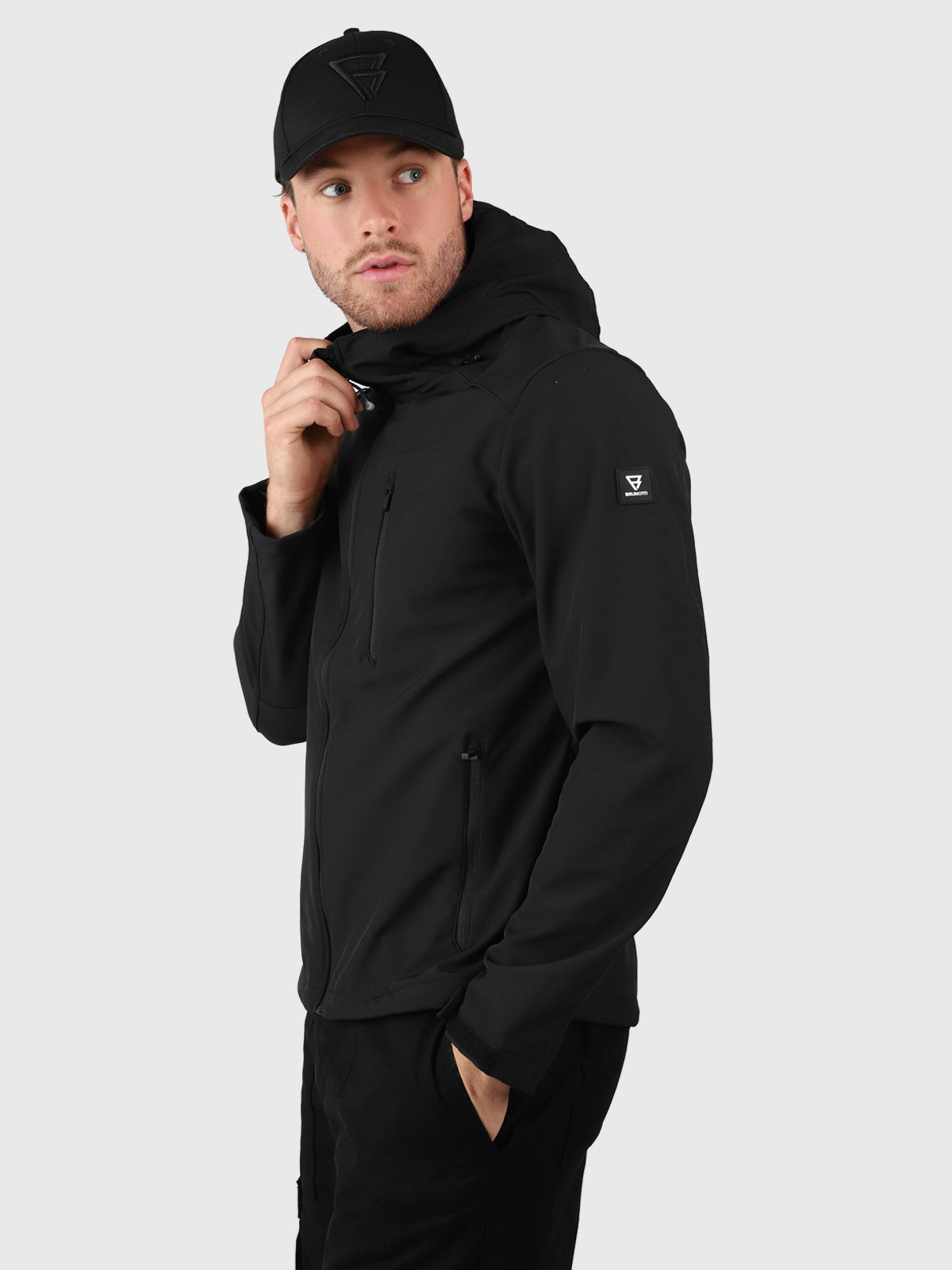 Mib-N Heren Softshell Jas | Zwart