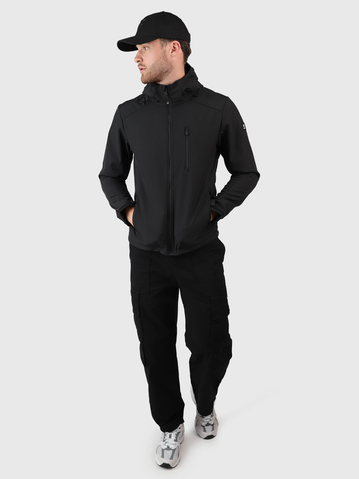 Mib-N Heren Softshell Jas | Zwart