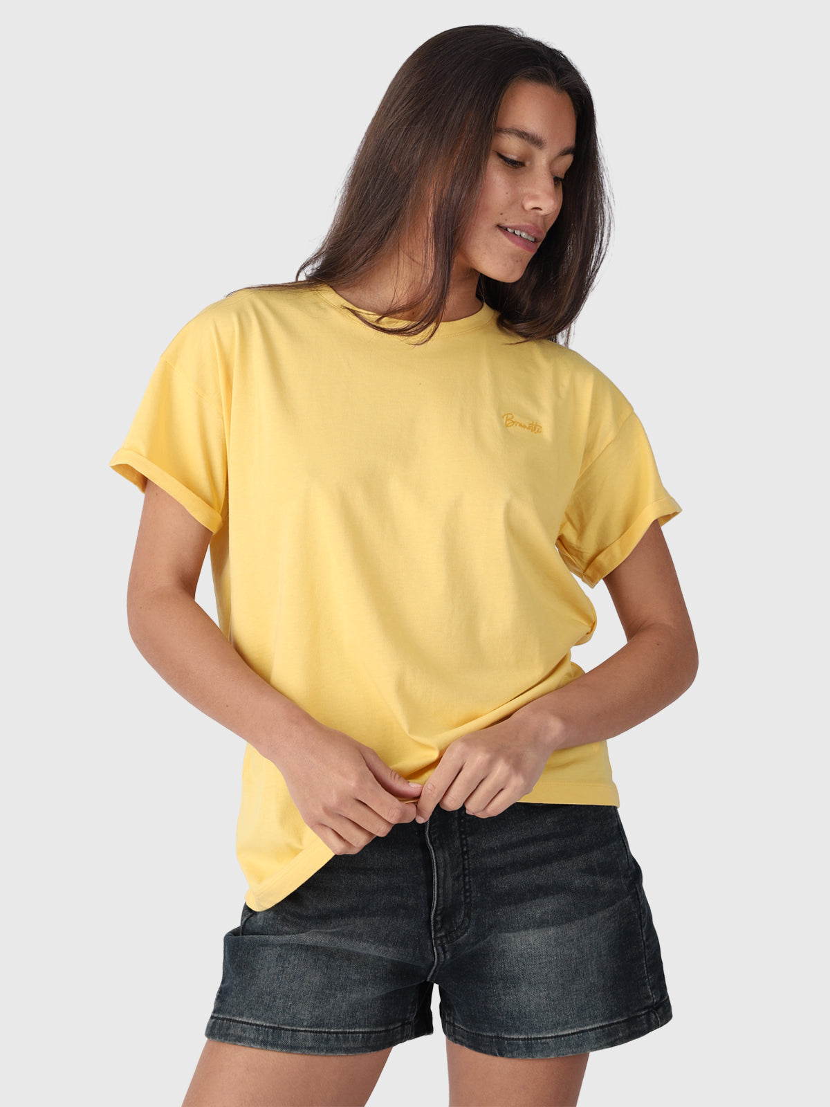Samira-R Damen T-Shirt | Gelb
