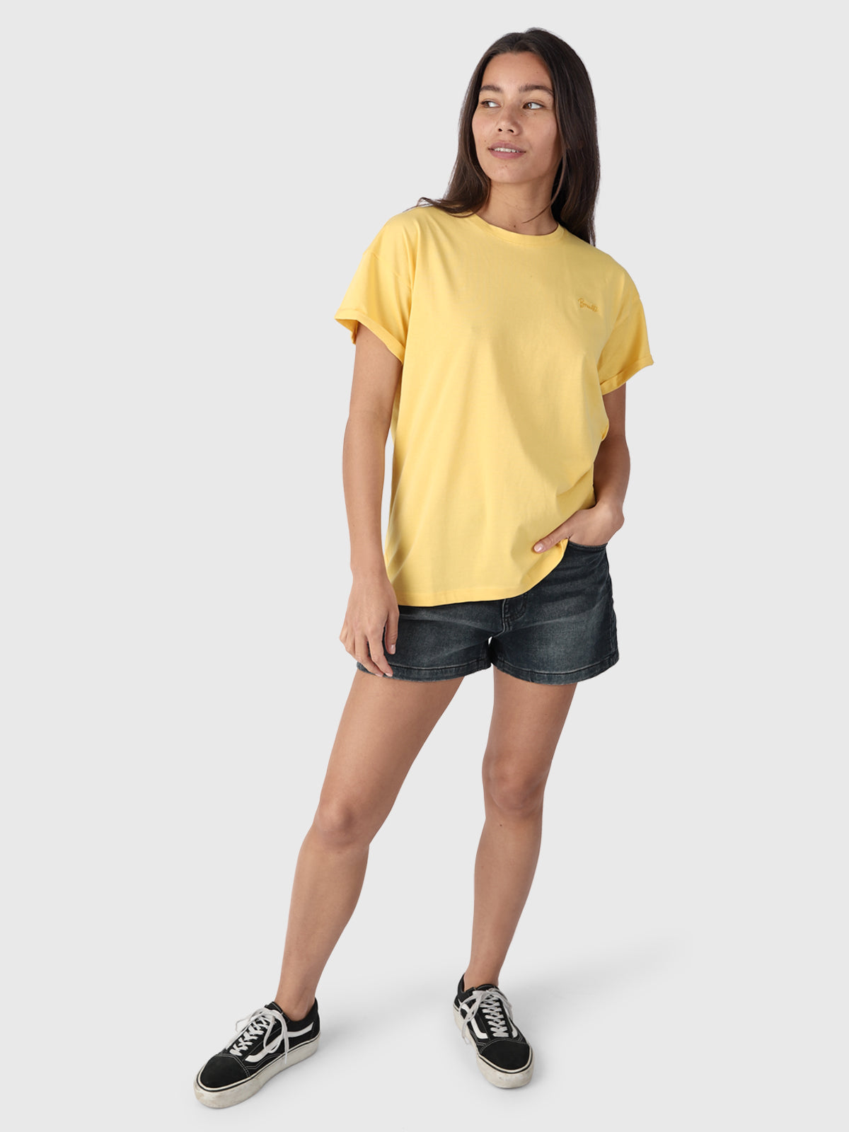 Samira-R Damen T-Shirt | Gelb
