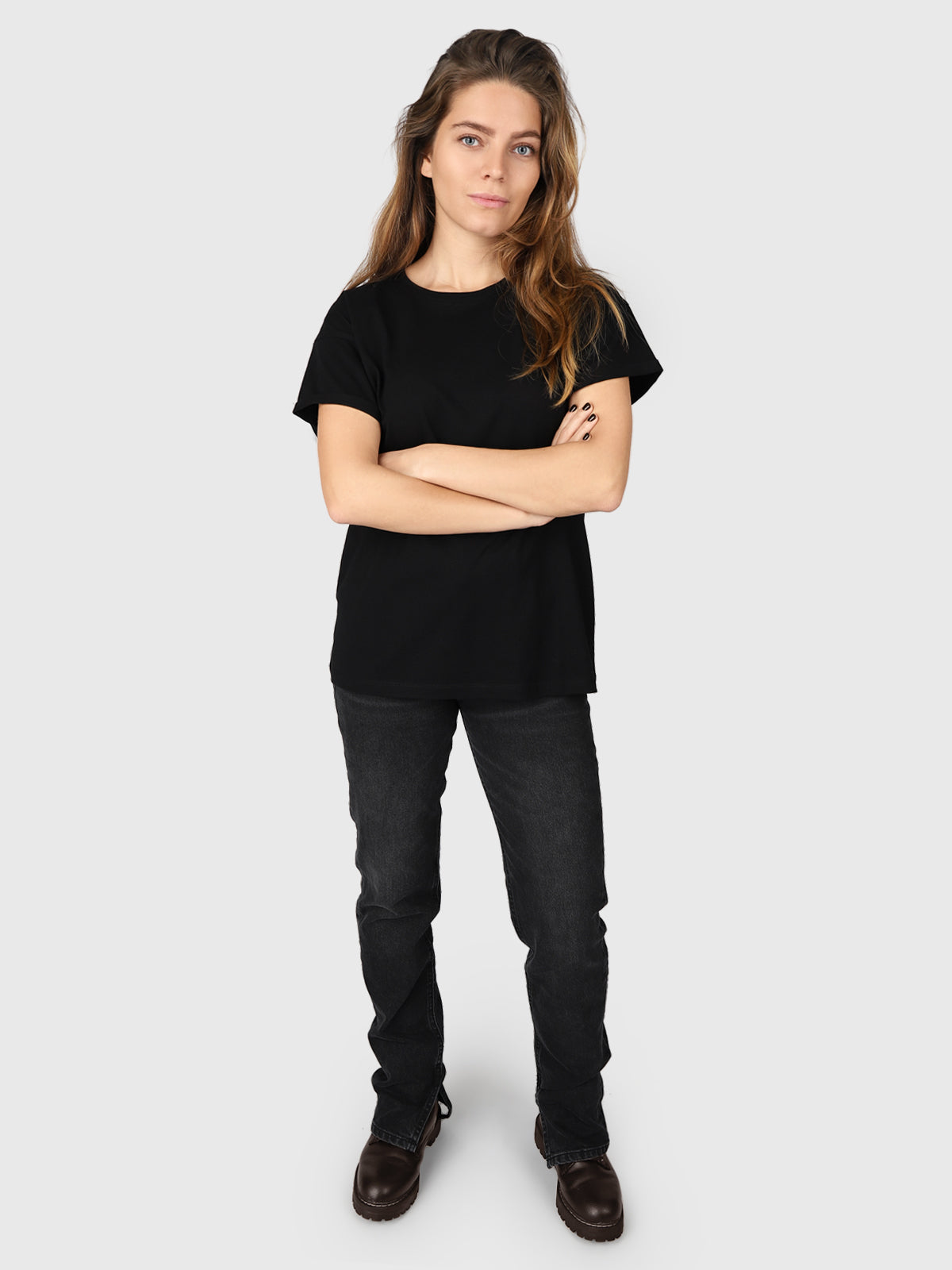 Samira-R Damen T-Shirt | Schwarz