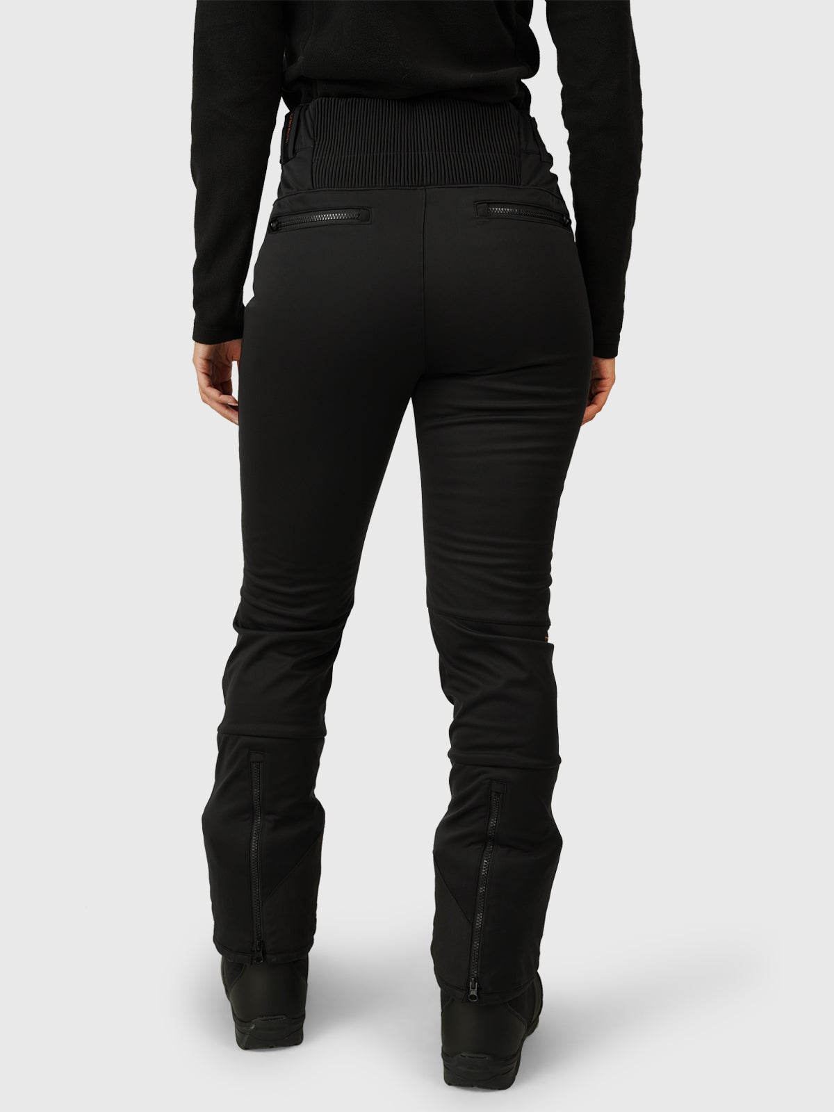 Coldlake-N Dames Softshell Skibroek | Zwart