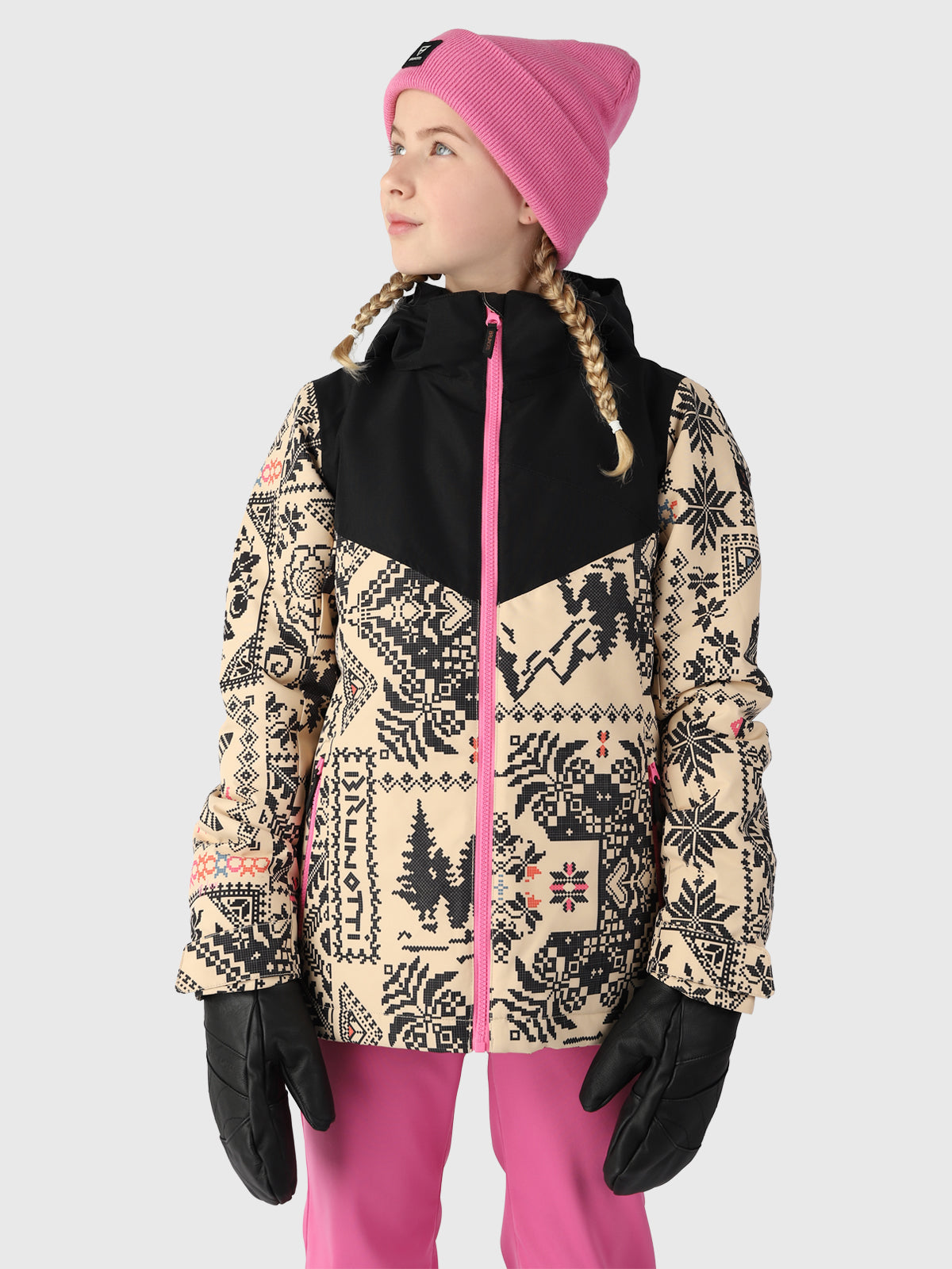 Hakubia-AO 女童雪地夹克| 白色