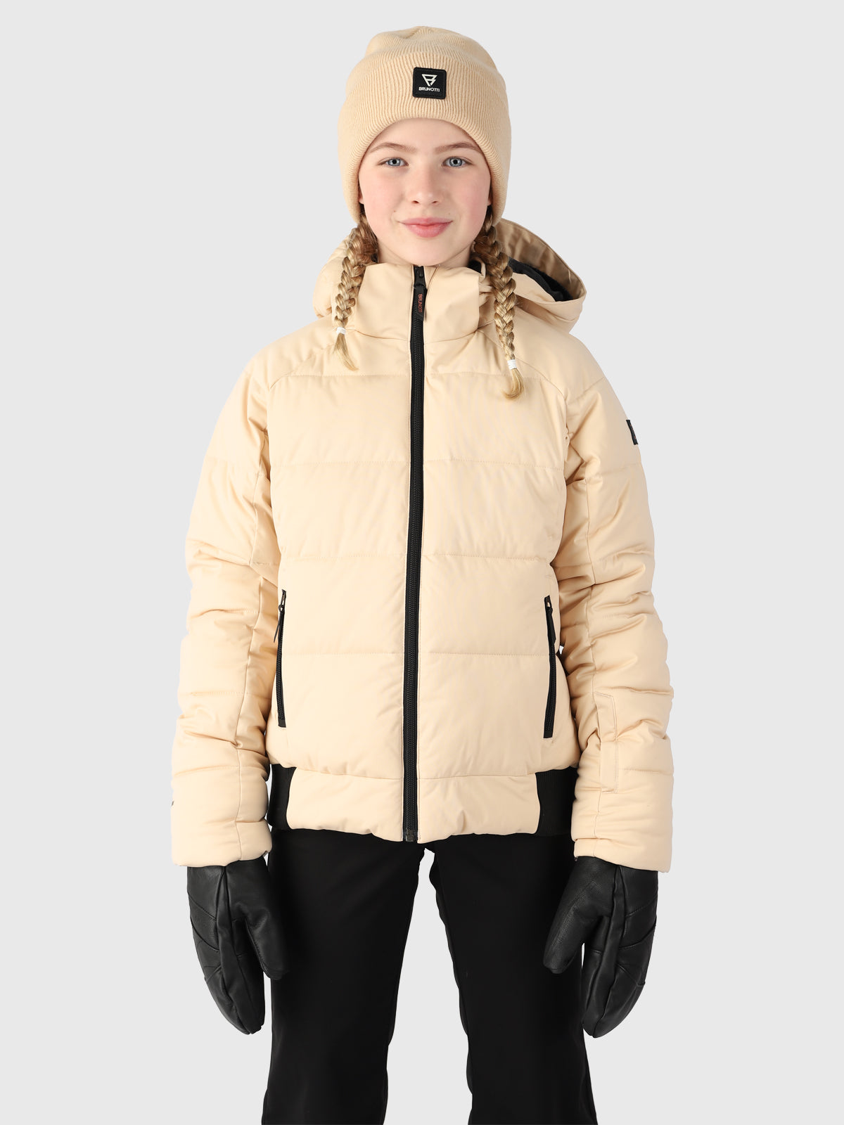 Suncrown Girls Puffer Snow Jacket | White