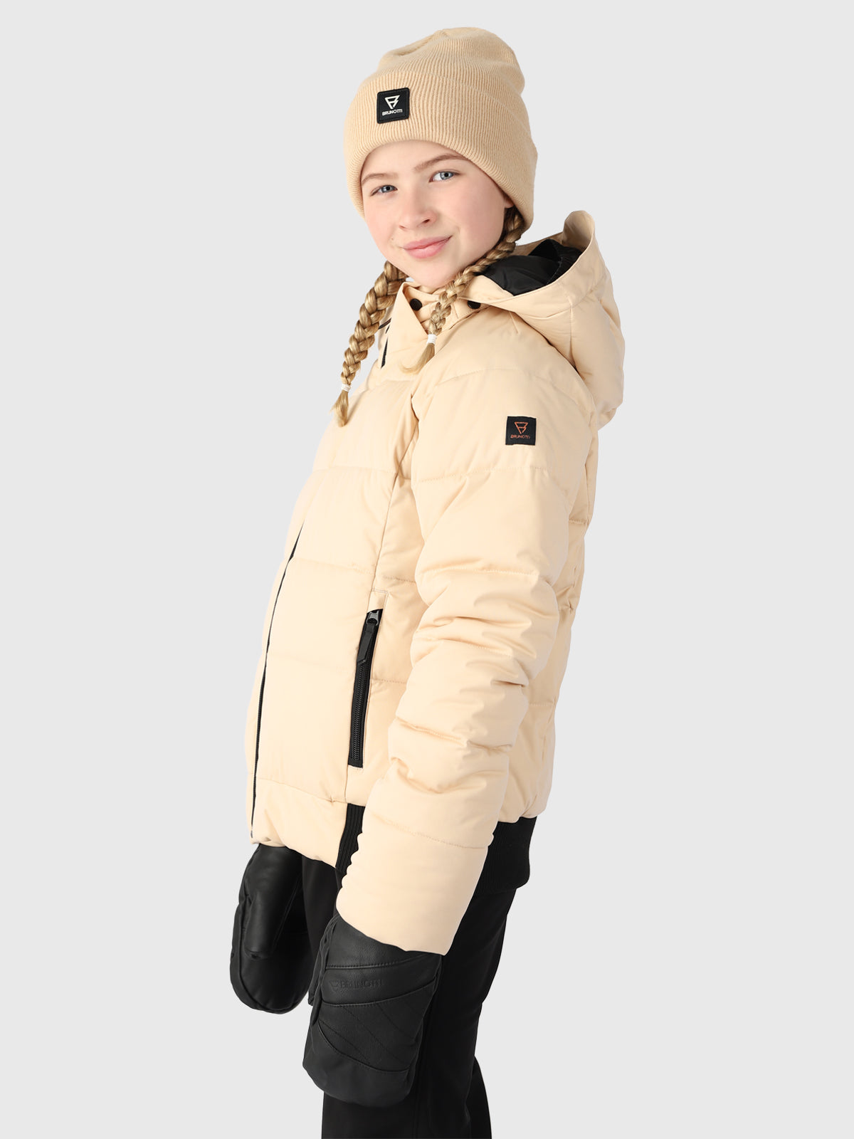 Suncrown Girls Puffer Snow Jacket | White