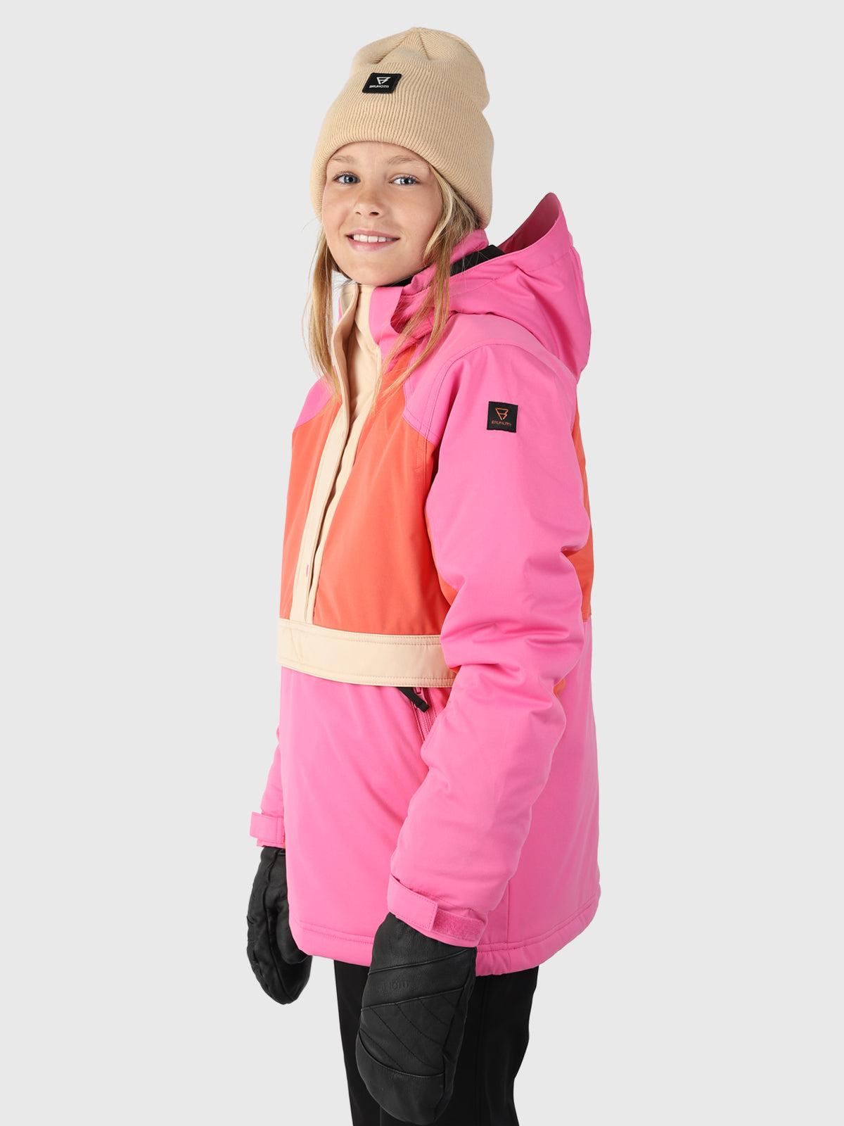 Sappo Meisjes Anorak Ski Jas | Rood