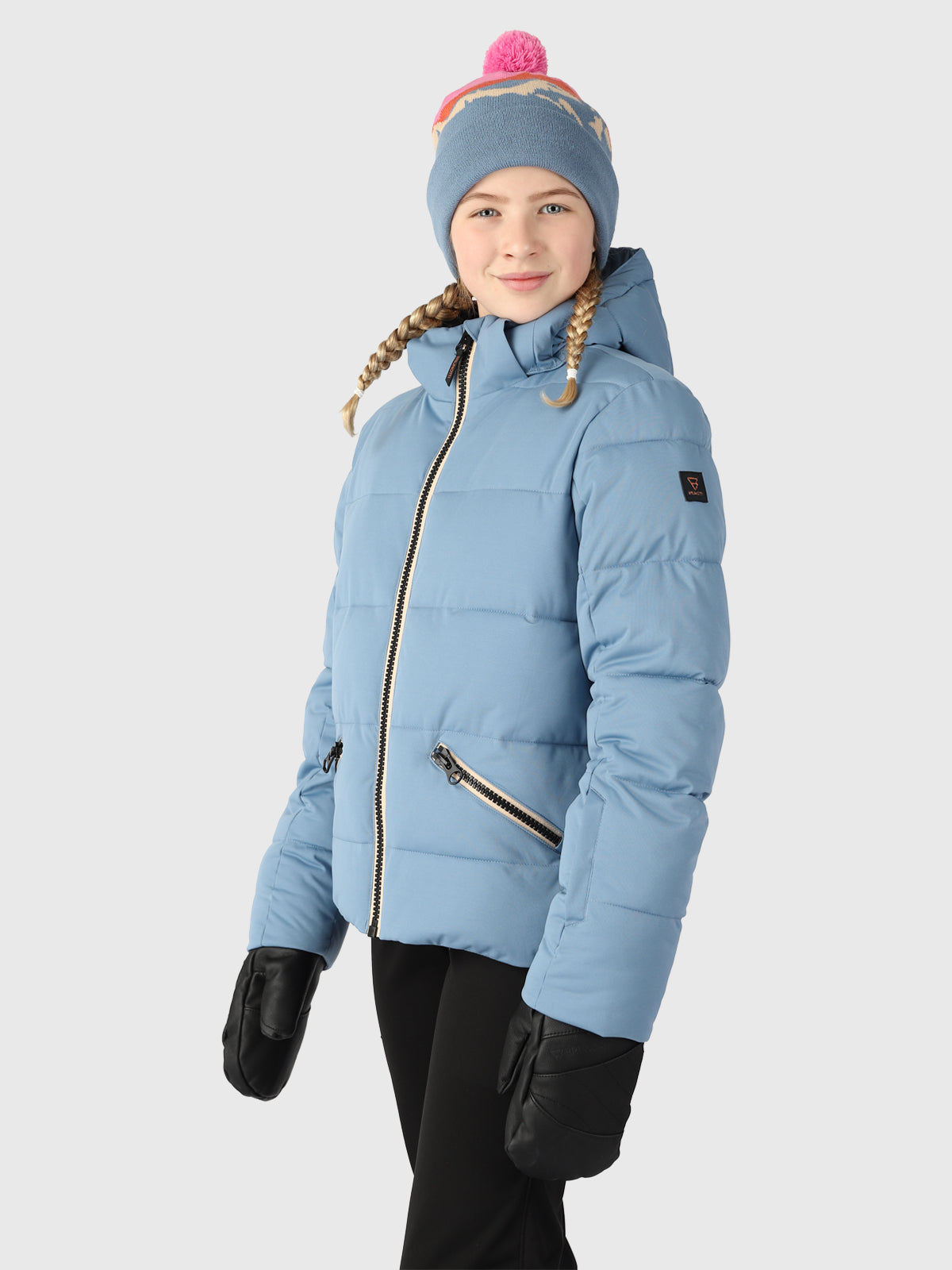 Iraika Girls Puffer Snow Jacket | Blue