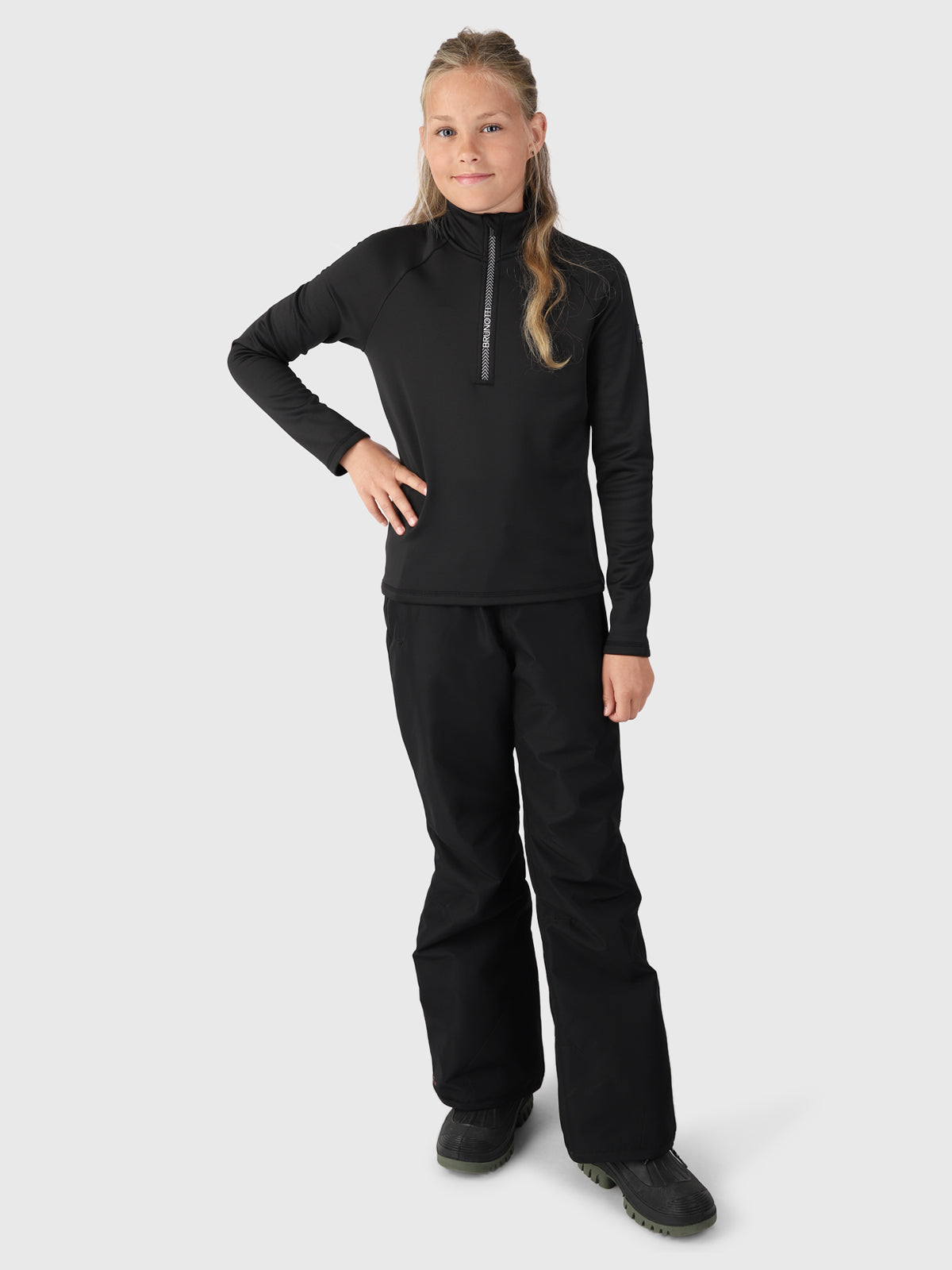 Tussya Mädchen Fleece | Schwarz