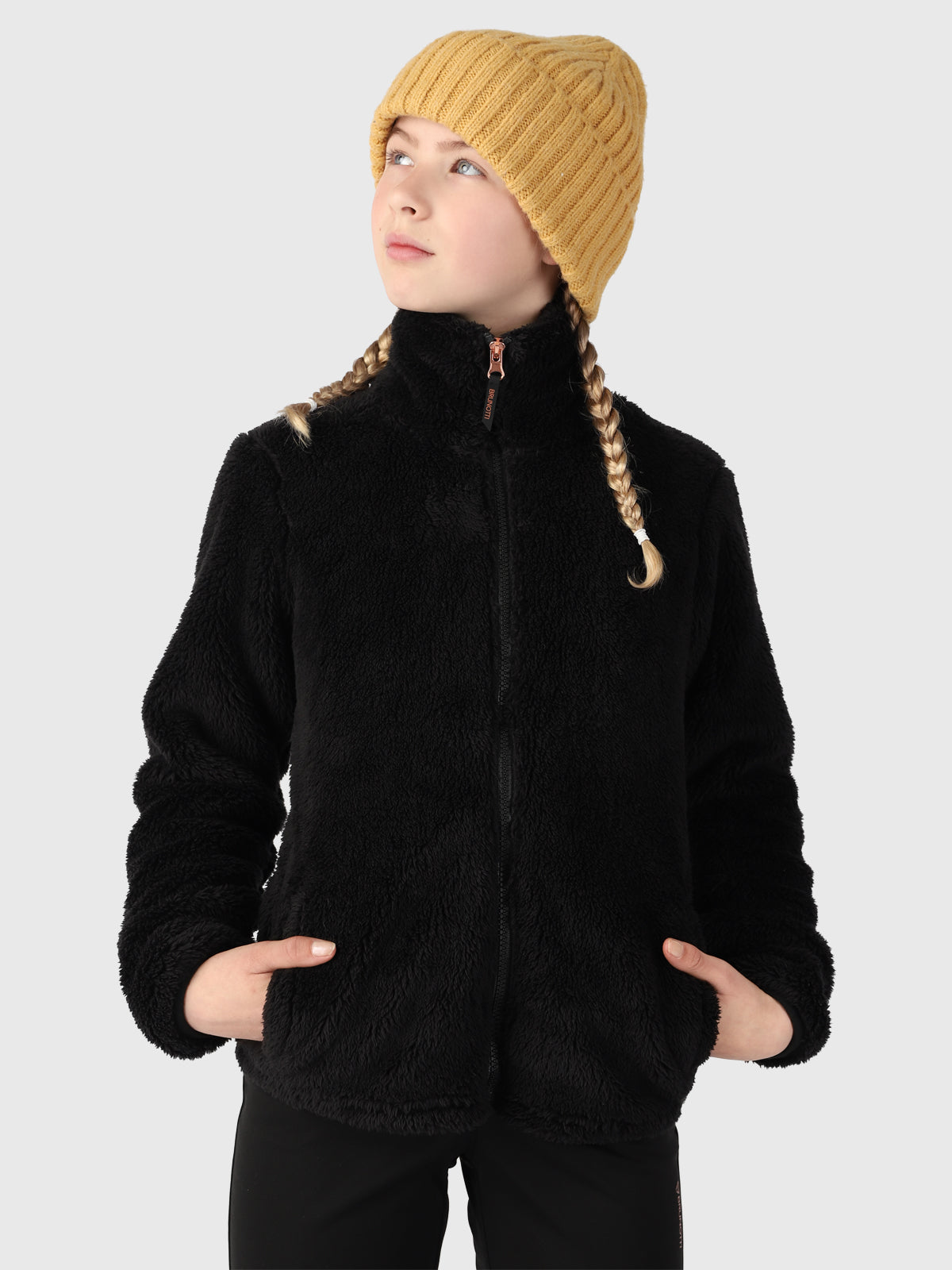 Kyoti Meisjes Fleece Vest | Zwart