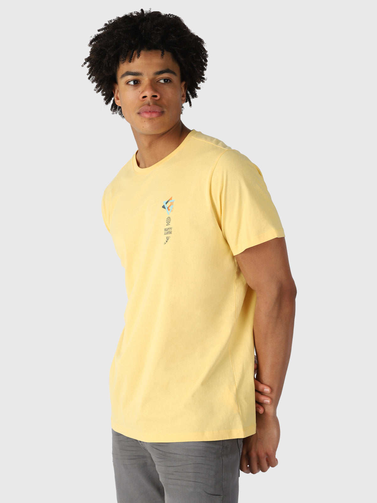 Surin-R Heren T-shirt | Geel