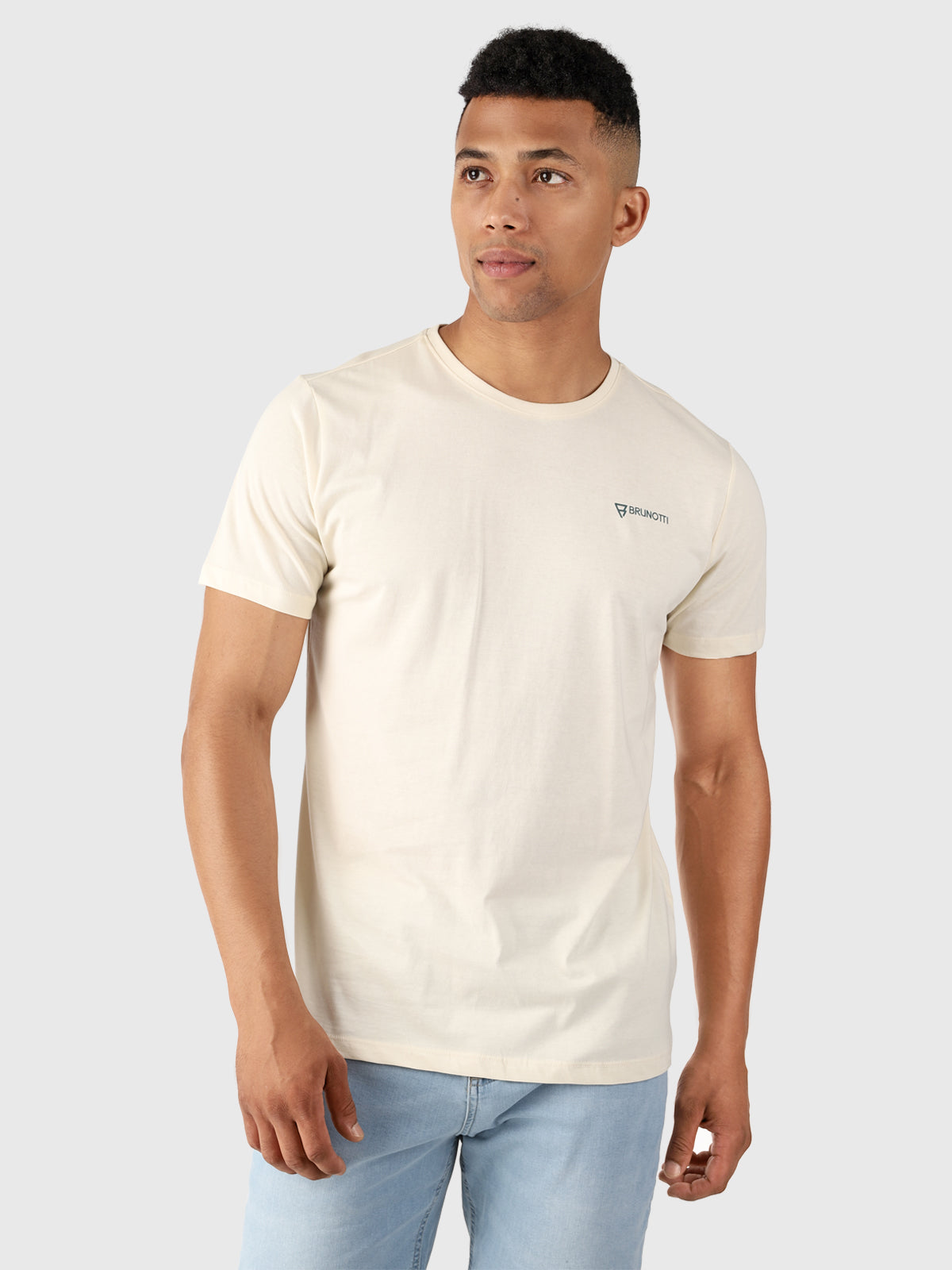 Jibe-R Men T-Shirt | White-Beige