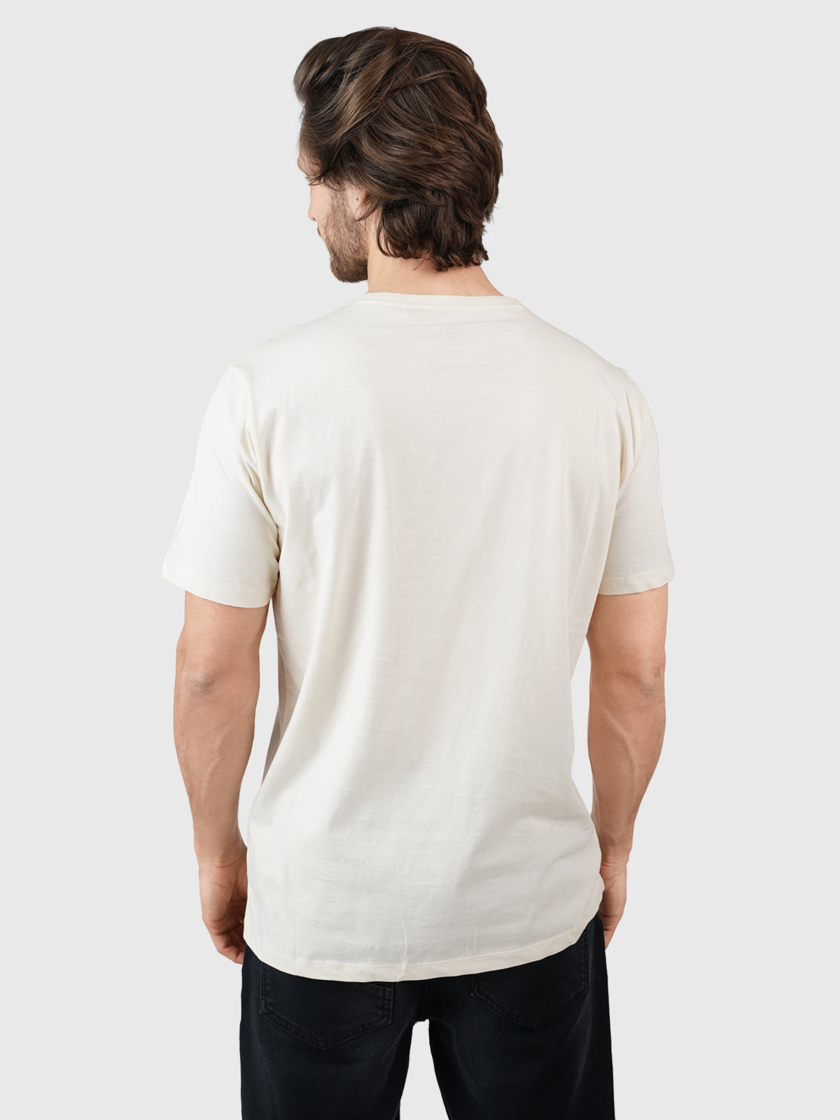 Icon-R Men T-shirt | White-Beige