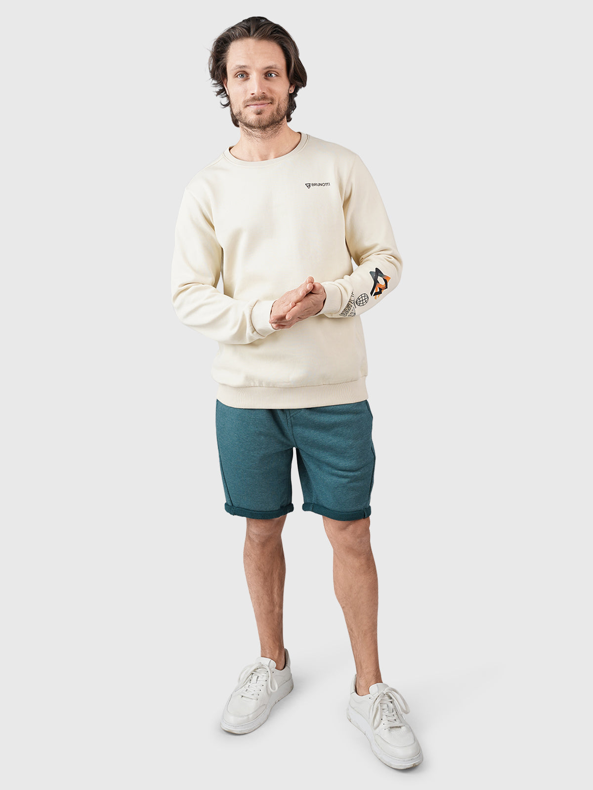 Murray-R Men Sweater | White-Beige