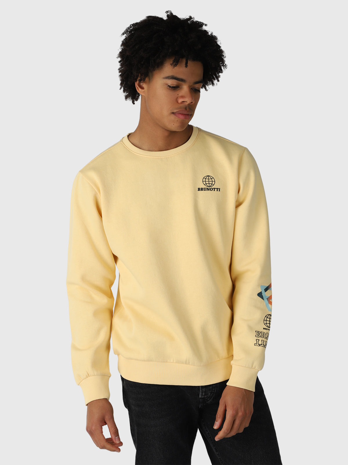 Murray-R Heren Sweater | Geel