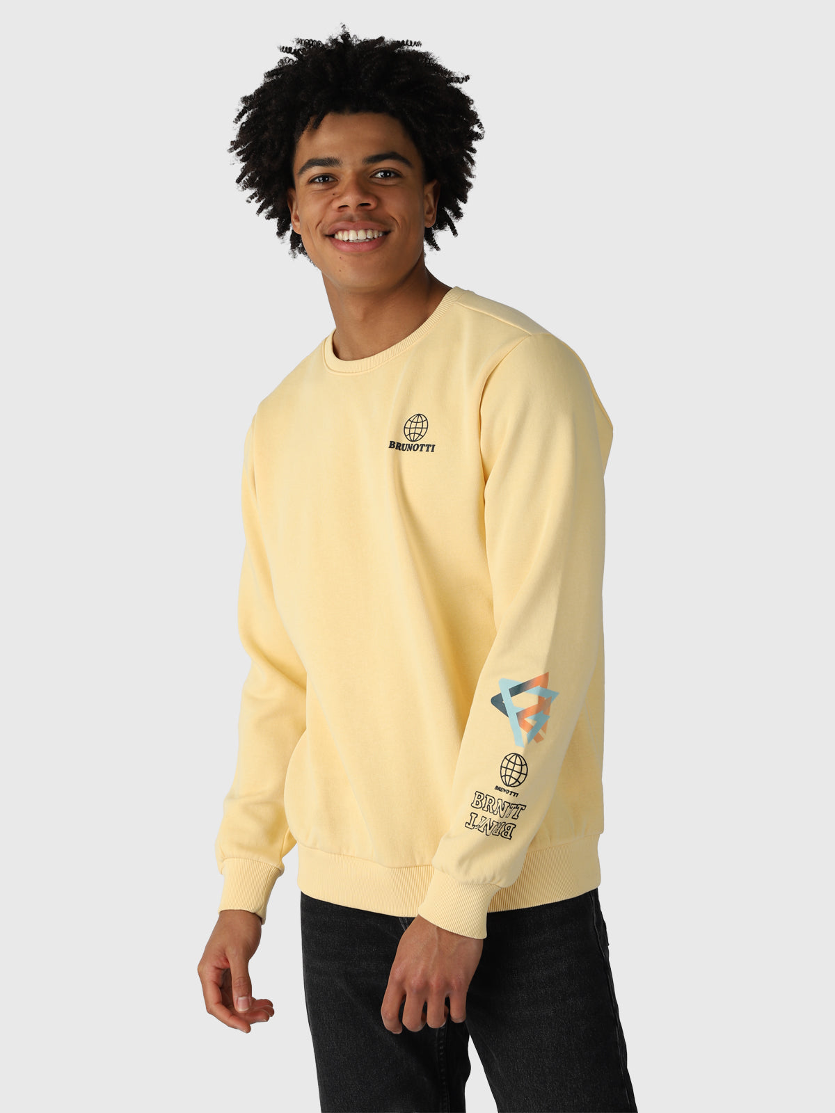 Murray-R Heren Sweater | Geel