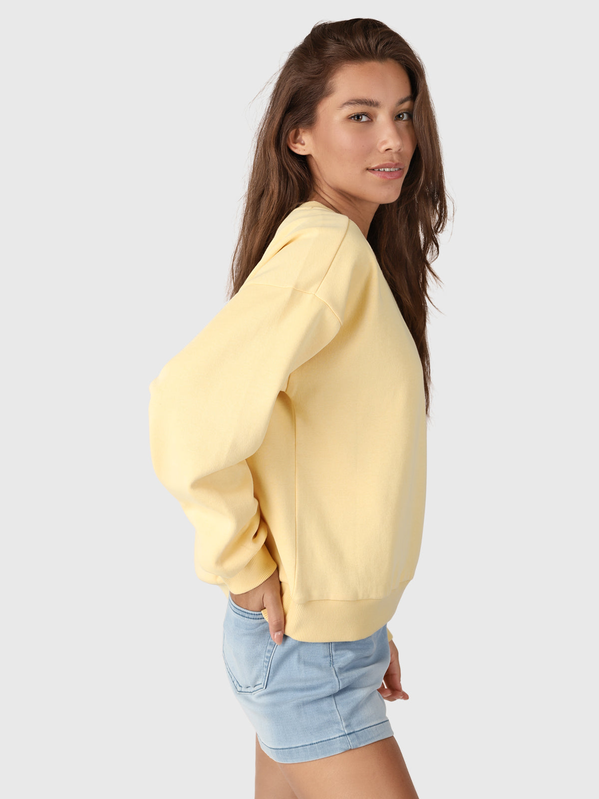 Loreta-R Damen Sweatshirt | Gelb