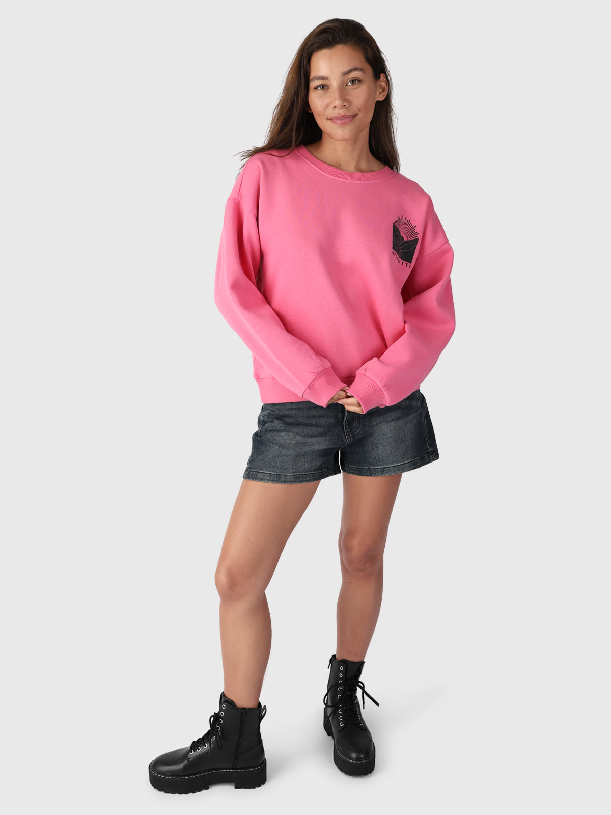 Loreta-R Damen Sweatshirt | Pink