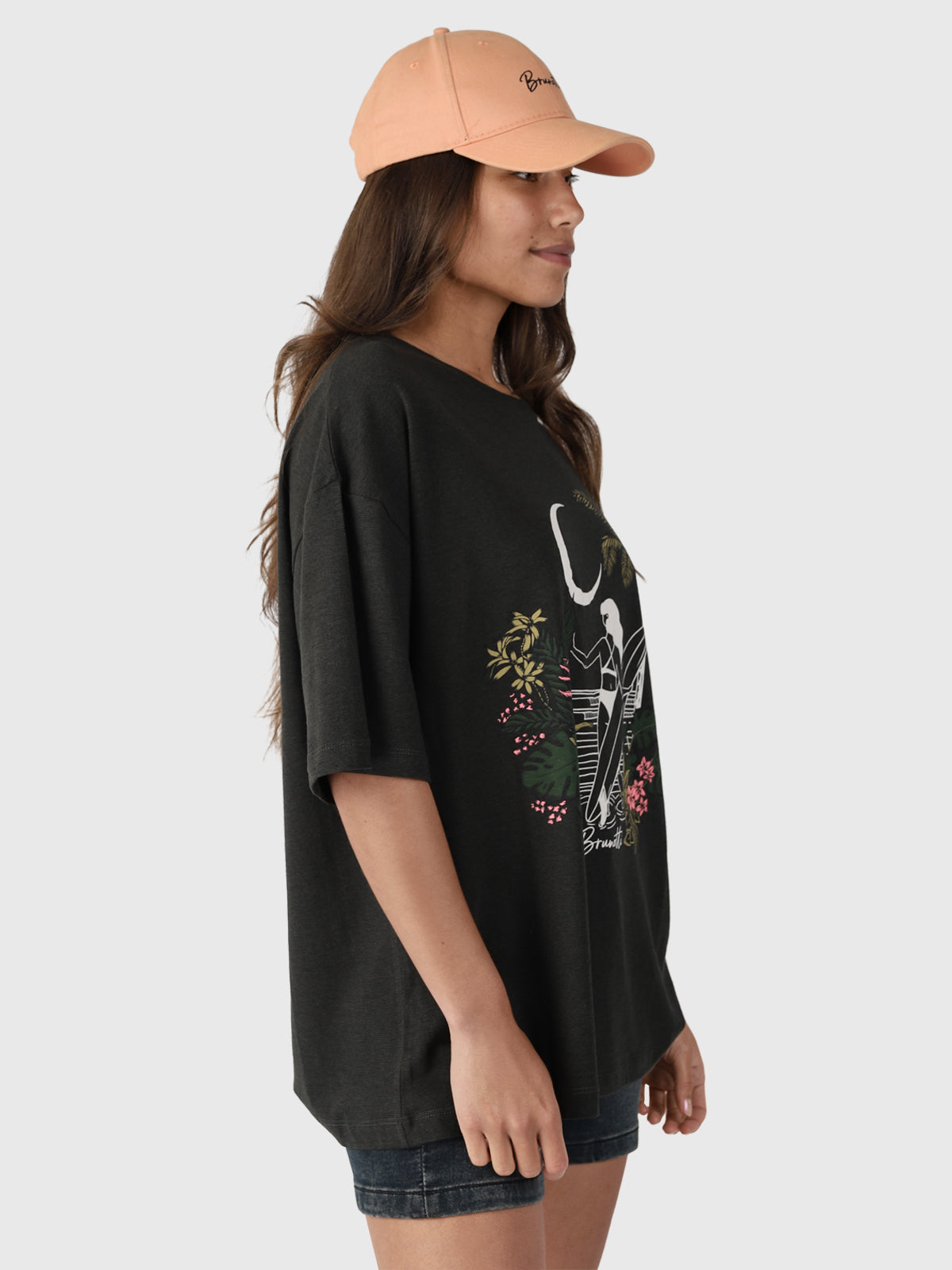 Bobbi-R Dames T-shirt | Zwart