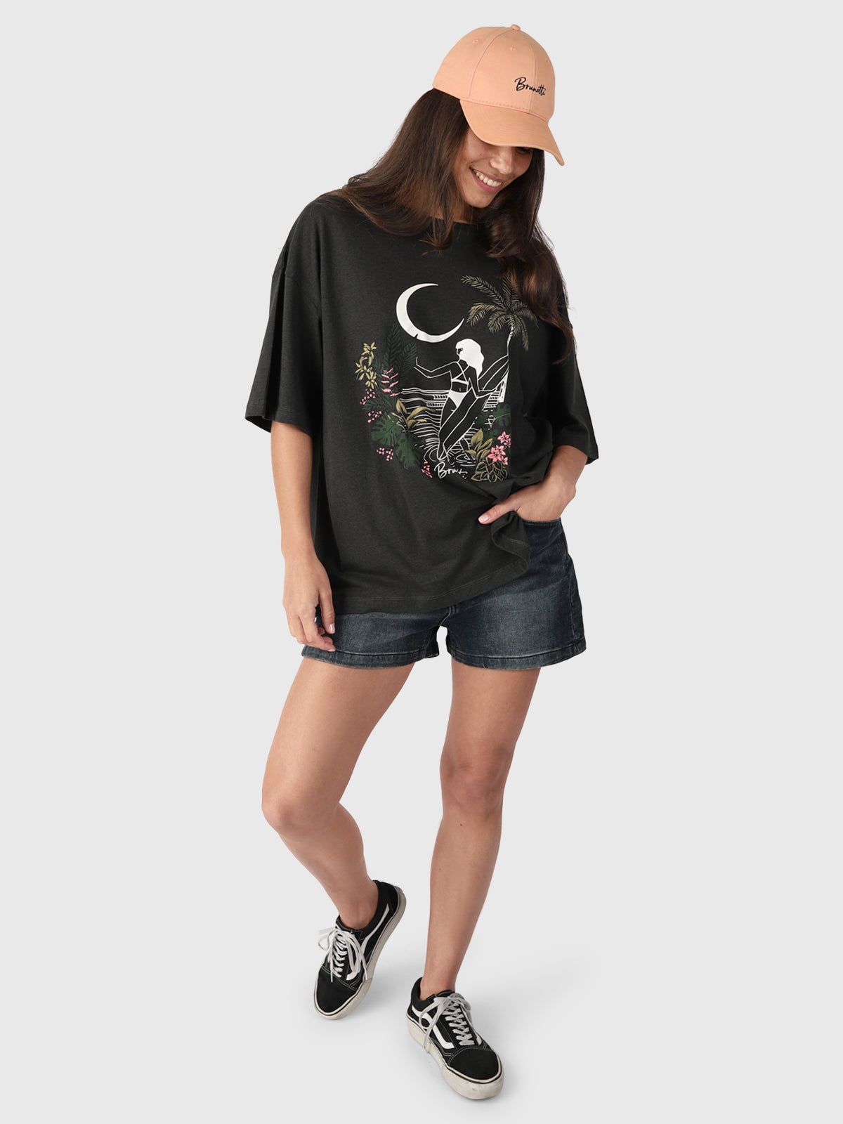 Bobbi-R Dames T-shirt | Zwart