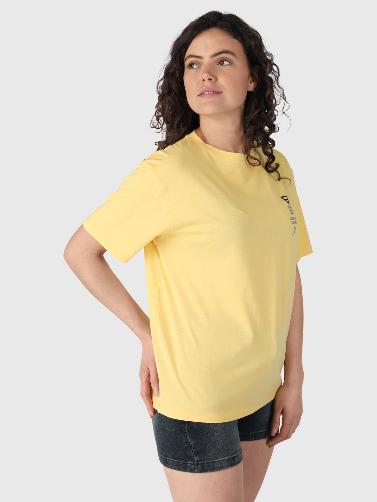 Soraya-R Dames T-shirt | Geel