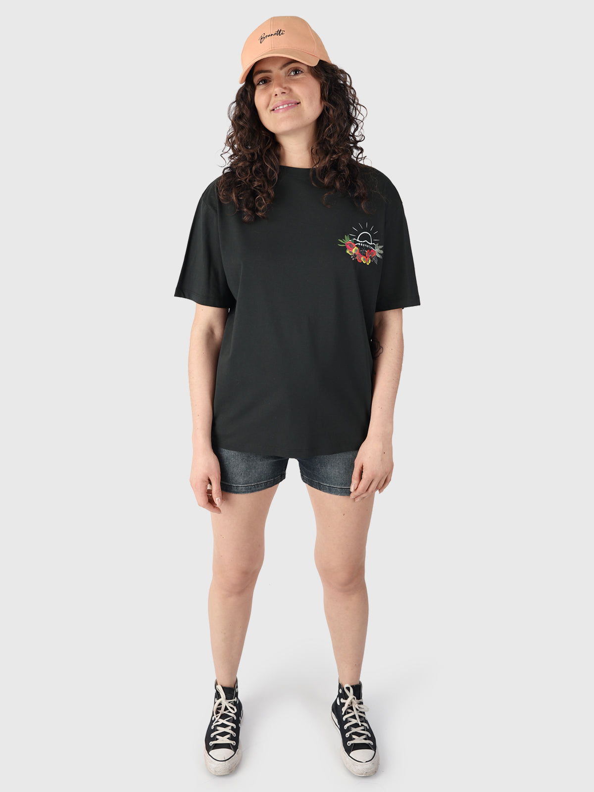 Imani-R Dames T-shirt | Zwart