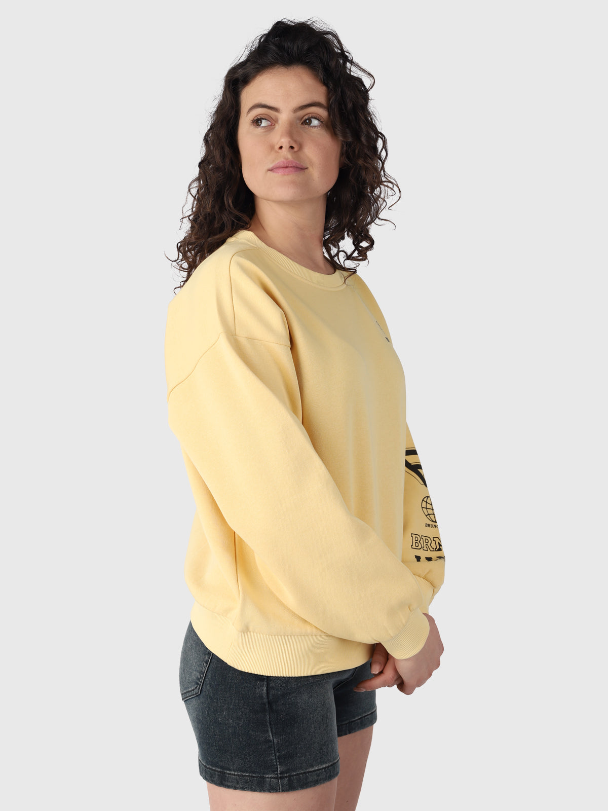 Rachida-R Damen Sweatshirt | Gelb