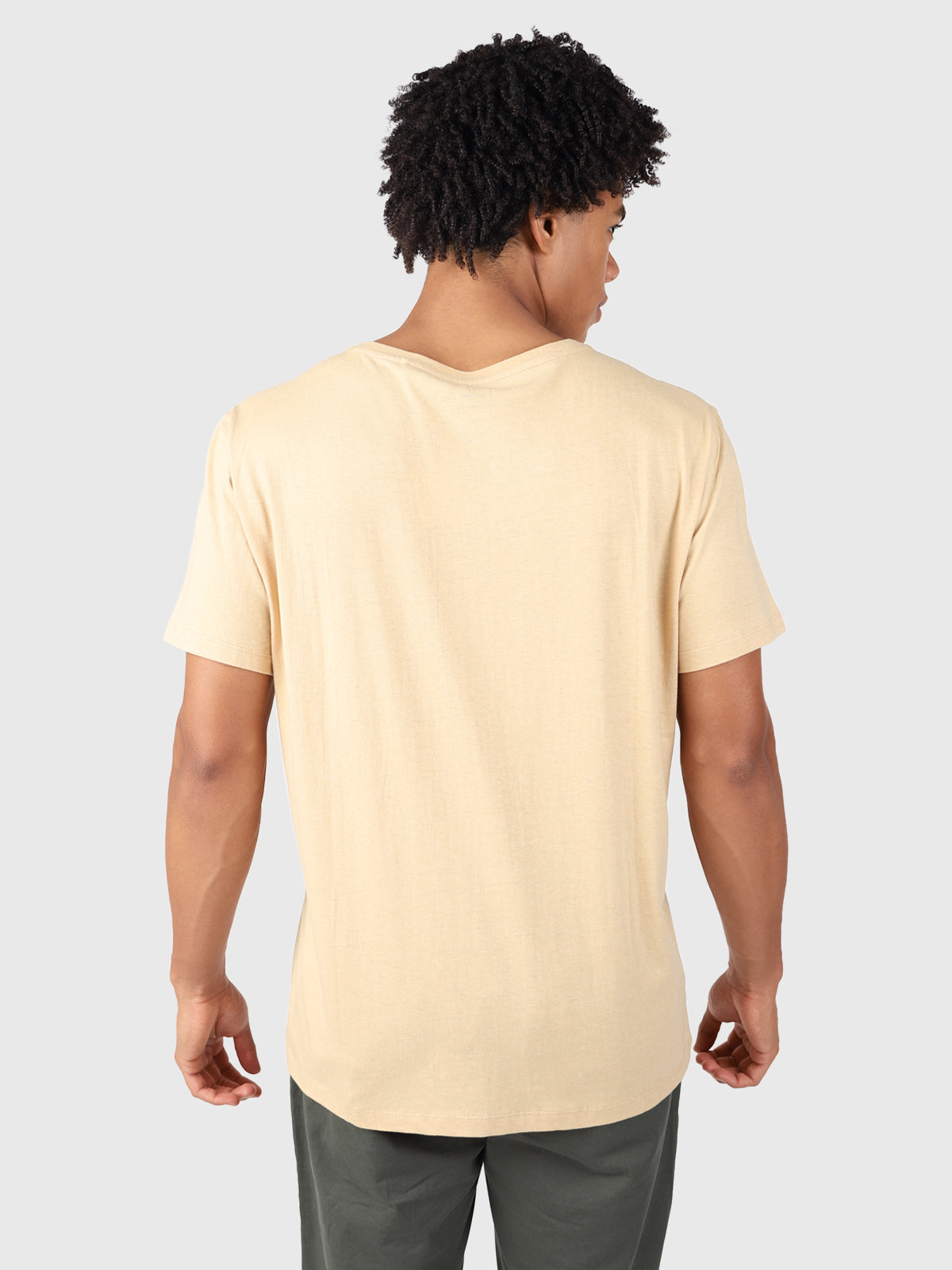 Axle-Neppy Men T-shirt | Beige