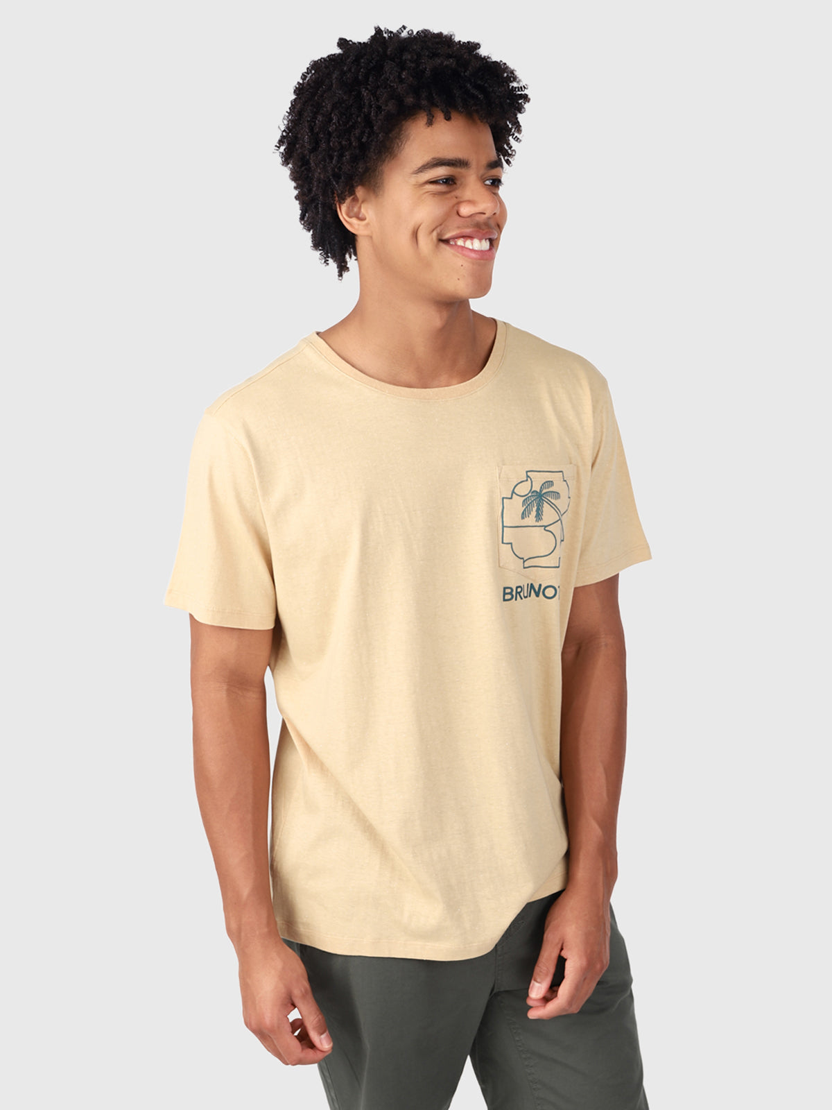 Axle-Neppy Herren T-shirt | Beige