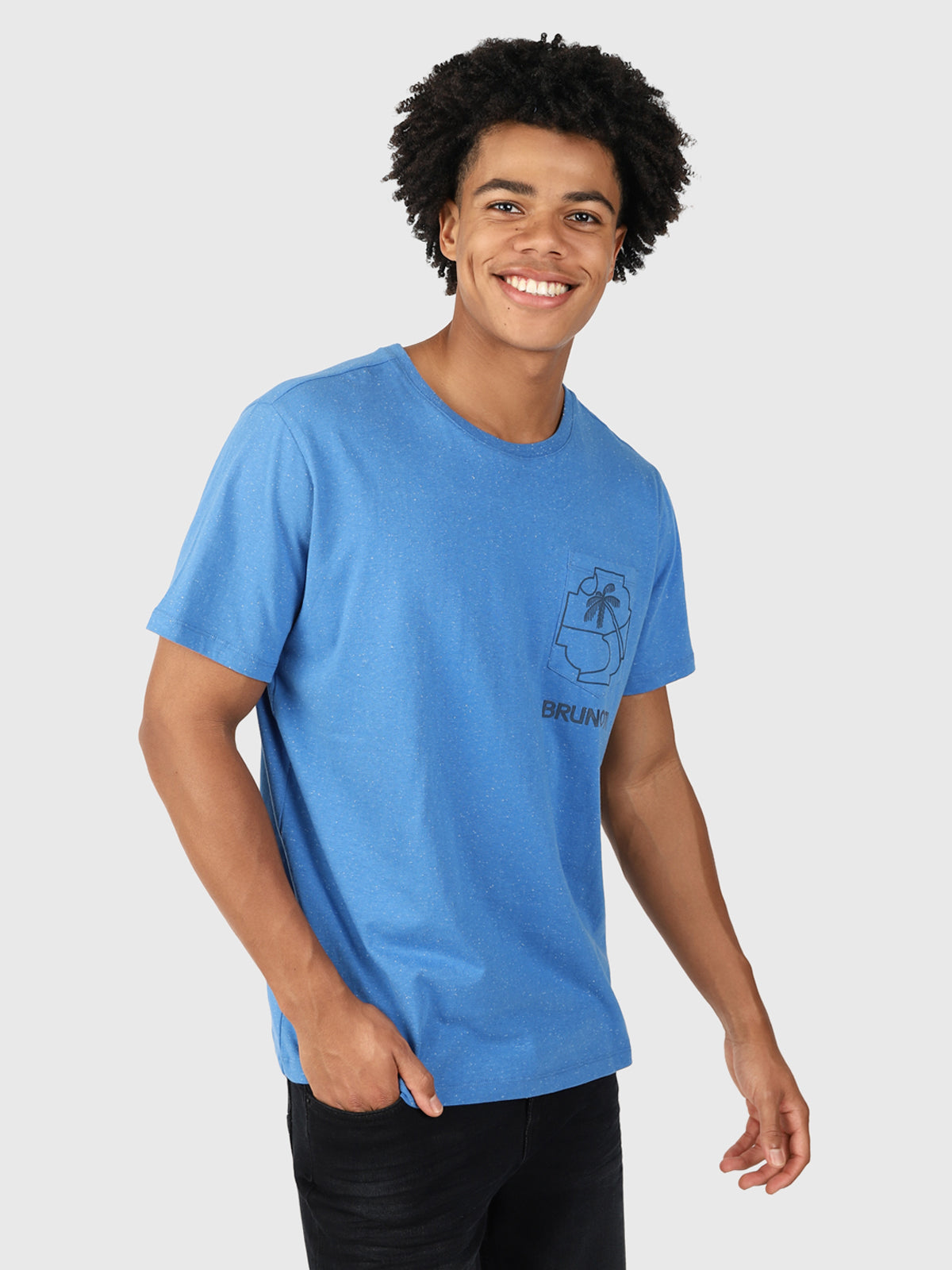 Axle-Neppy Heren T-shirt | Blauw