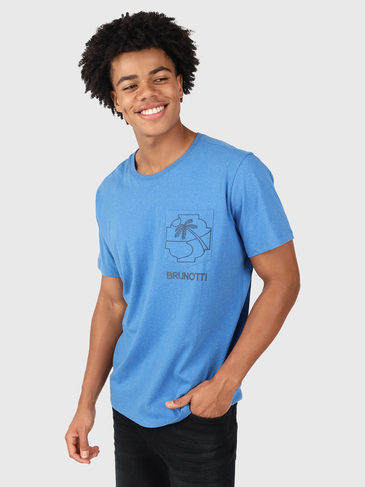 Axle-Neppy Men T-shirt | Blue