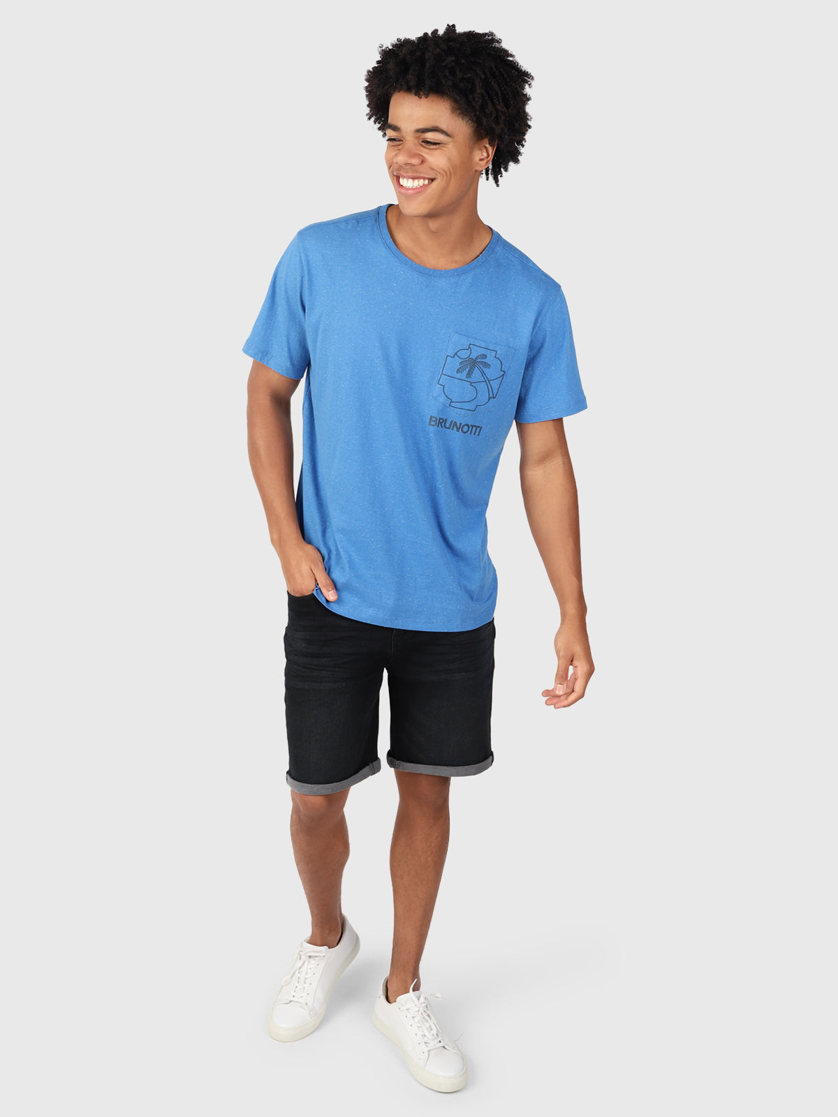 Axle-Neppy Men T-shirt | Blue