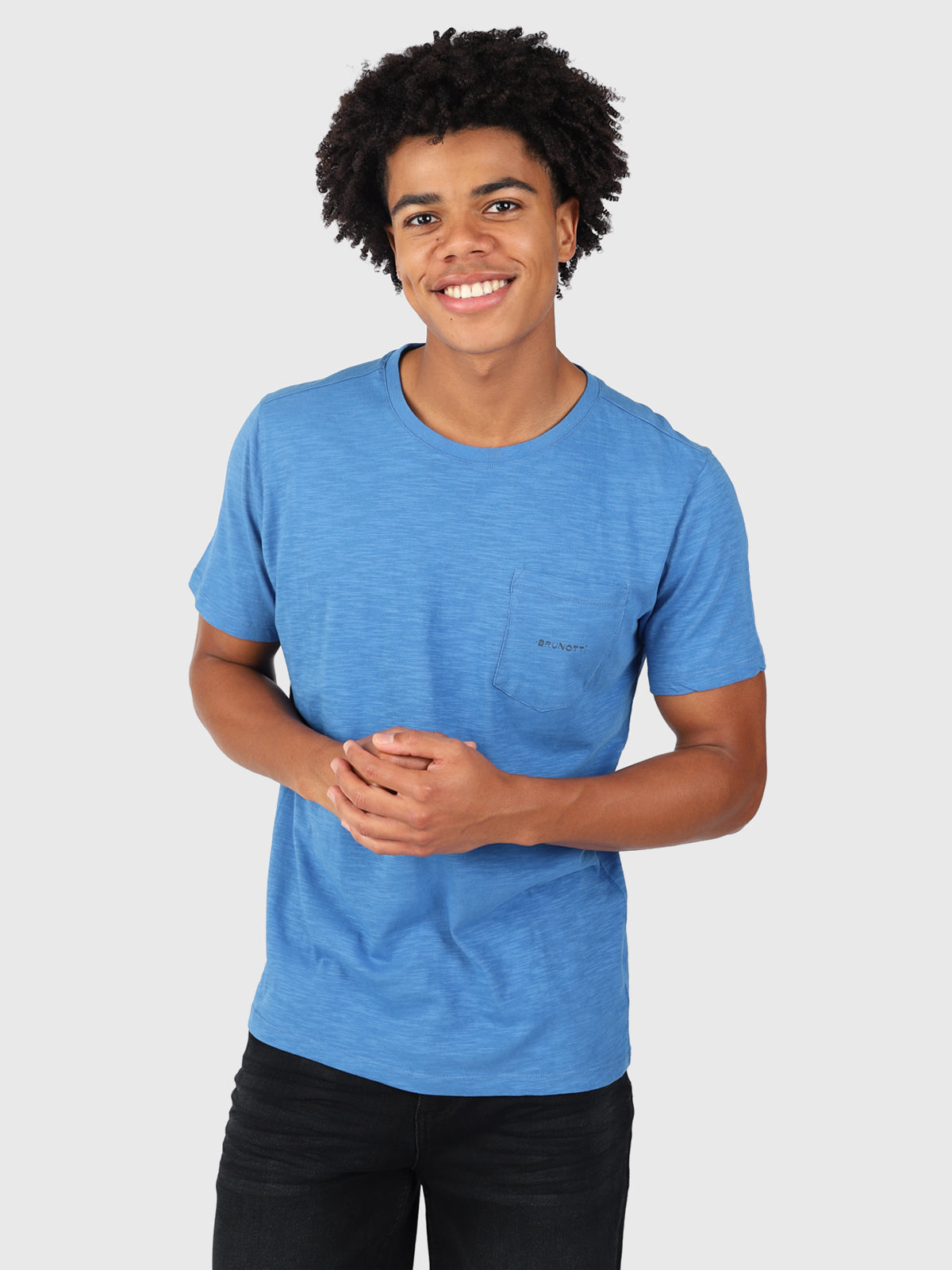 Axle-Slub Herren T-shirt | Blau