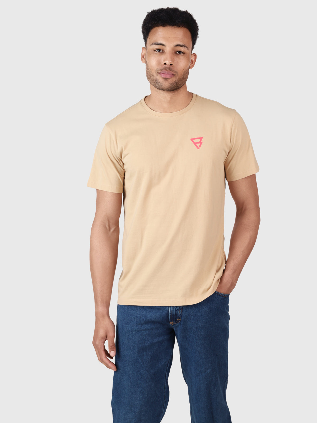 Seaside Heren T-shirt | Beige