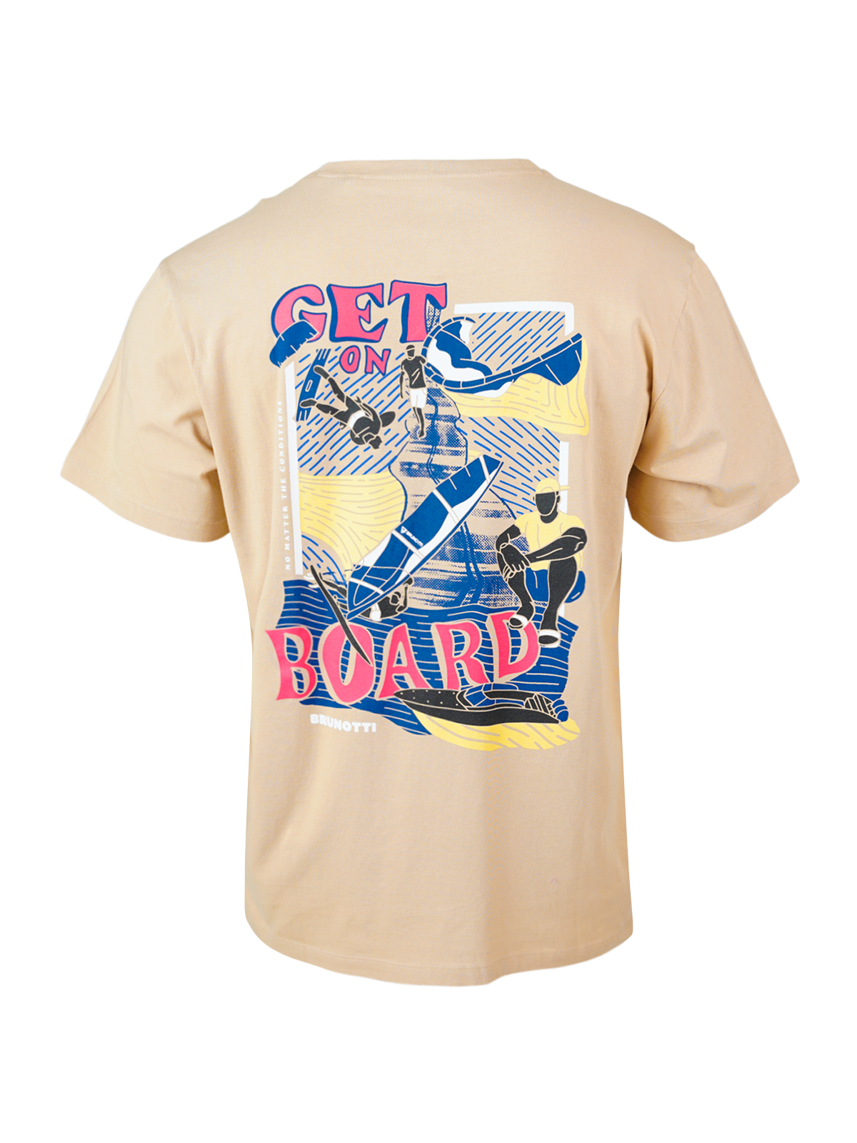 Seaside Herren T-shirt | Beige