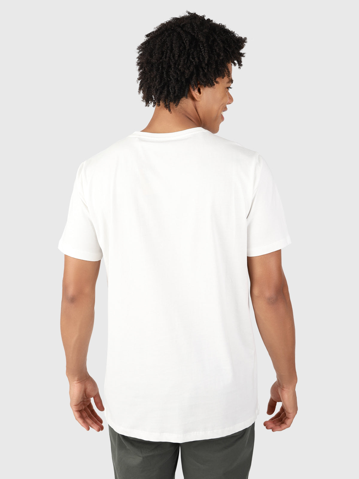 Nature-Block Herren T-shirt | Off-White