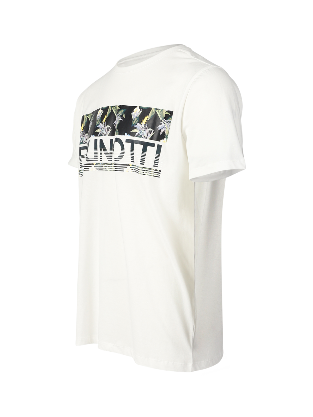 Nature-Block Herren T-shirt | Off-White