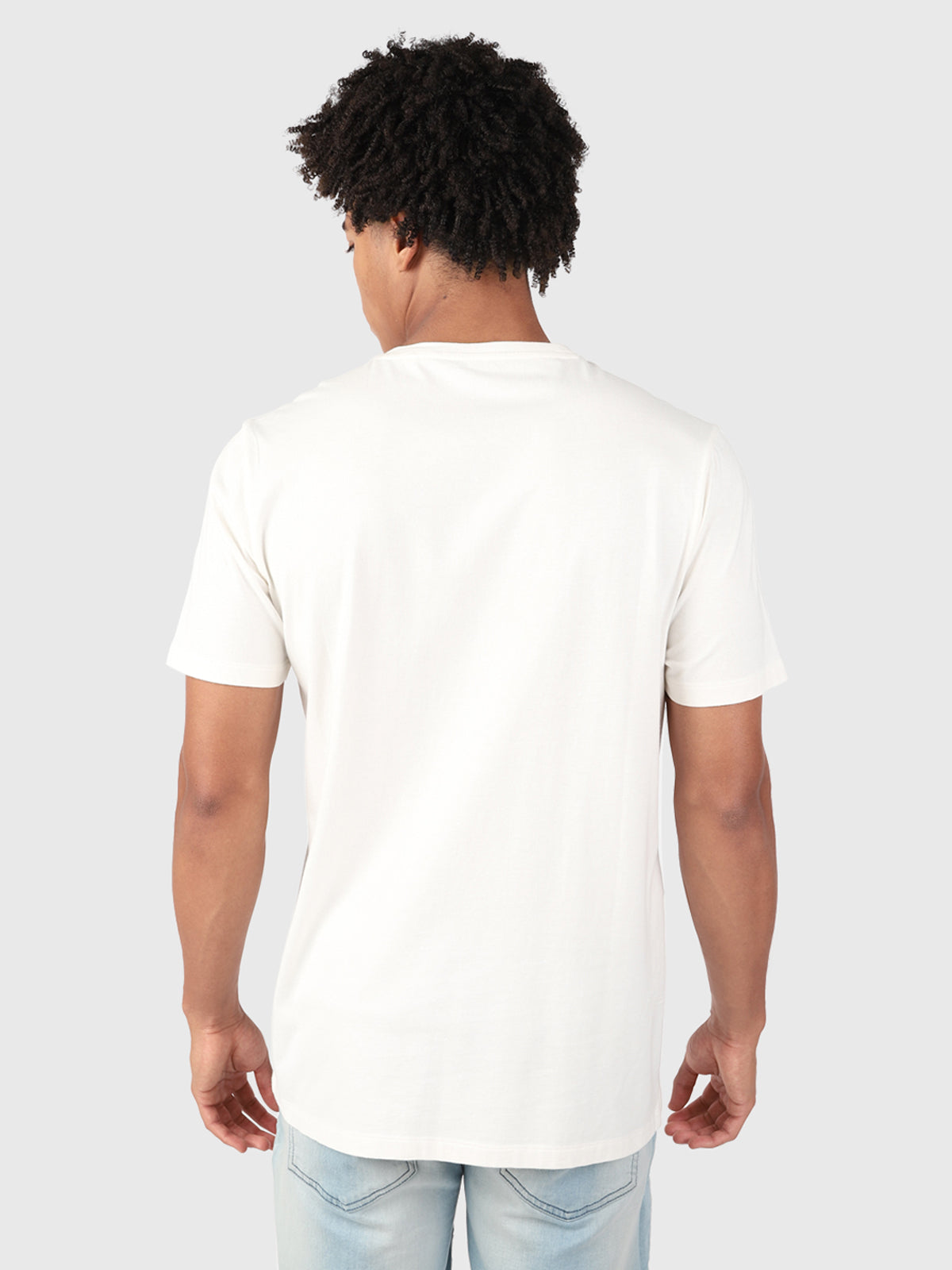 Palm-Sunset Heren T-shirt | Off-White