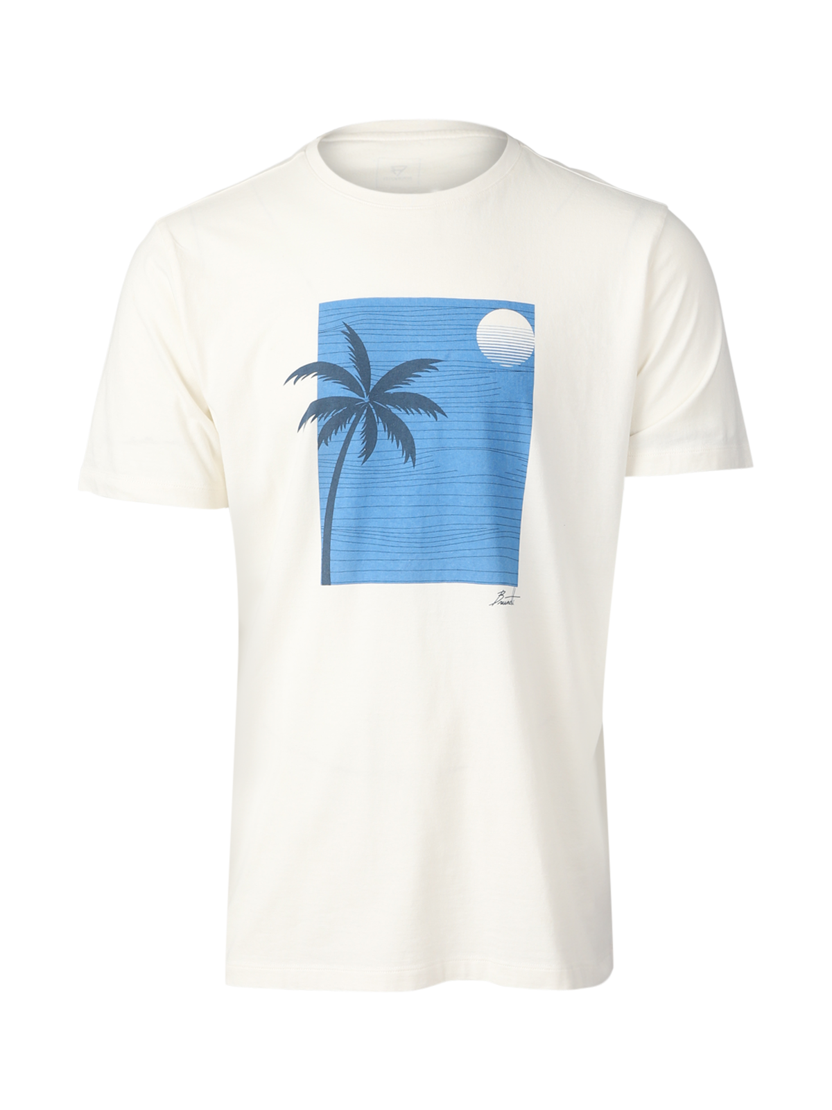 Palm-Sunset Herren T-shirt | Off-White