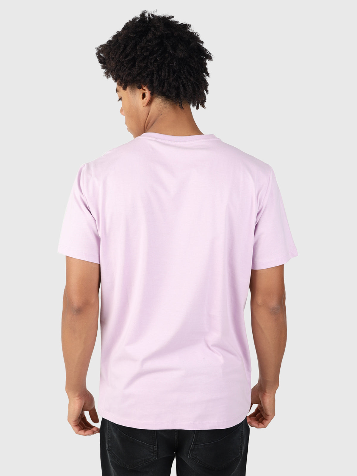 Palm-Sunset Herren T-shirt | Lila