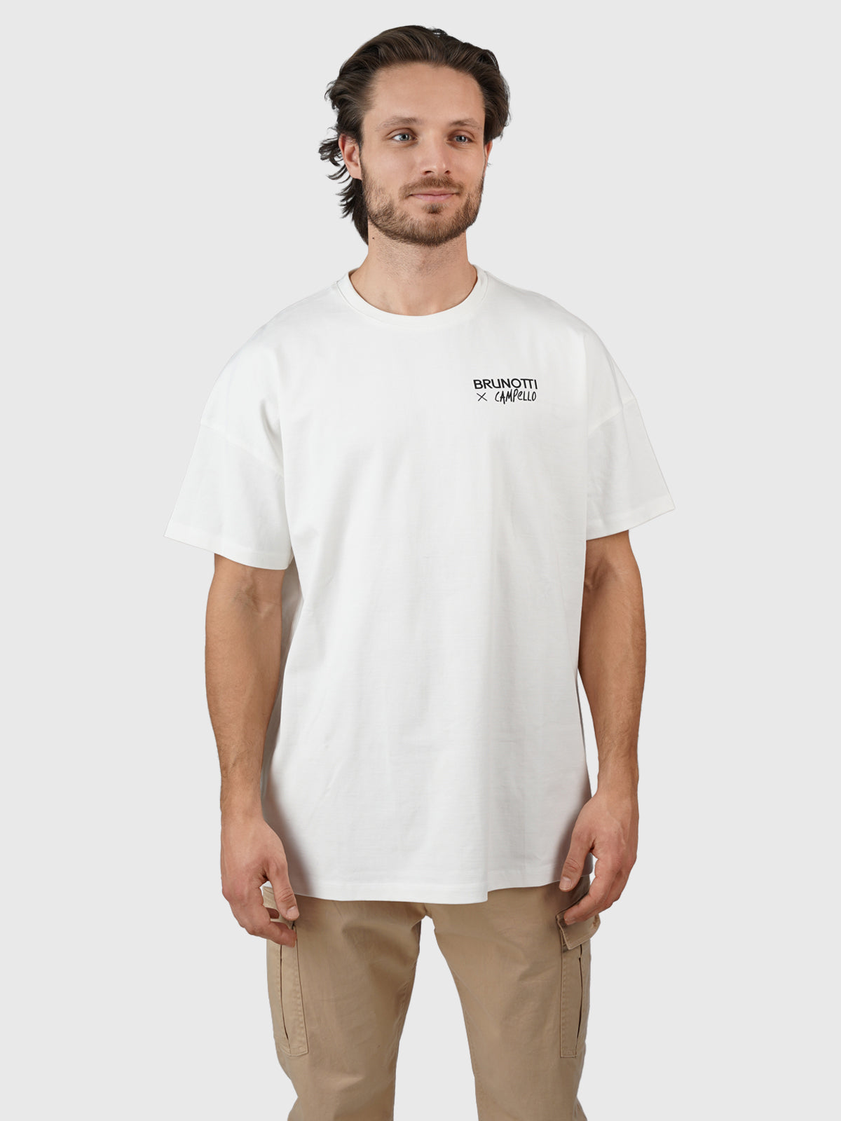 Campello-Palm Heren Oversized T-shirt | Off-White