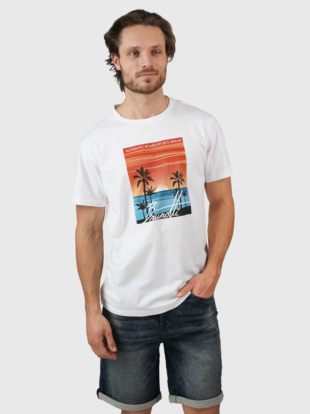 Leeway Herren T-shirt | White