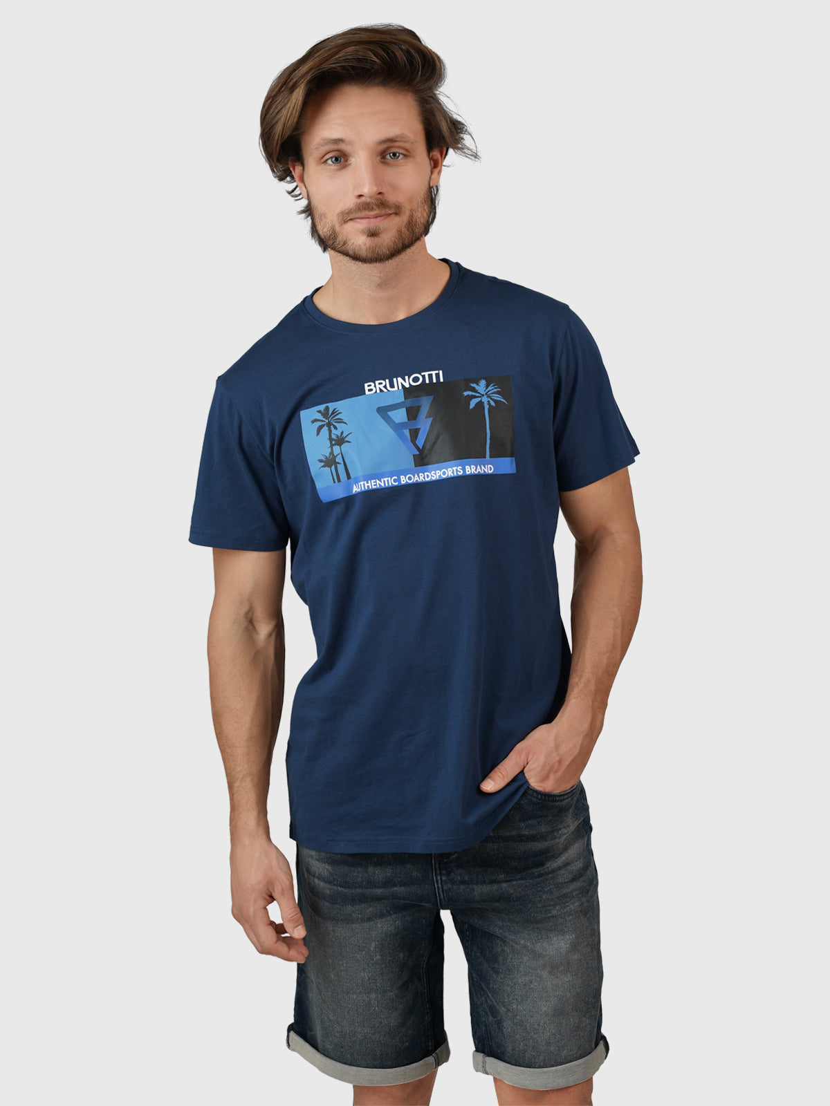 Leeway Heren T-shirt | Blauw