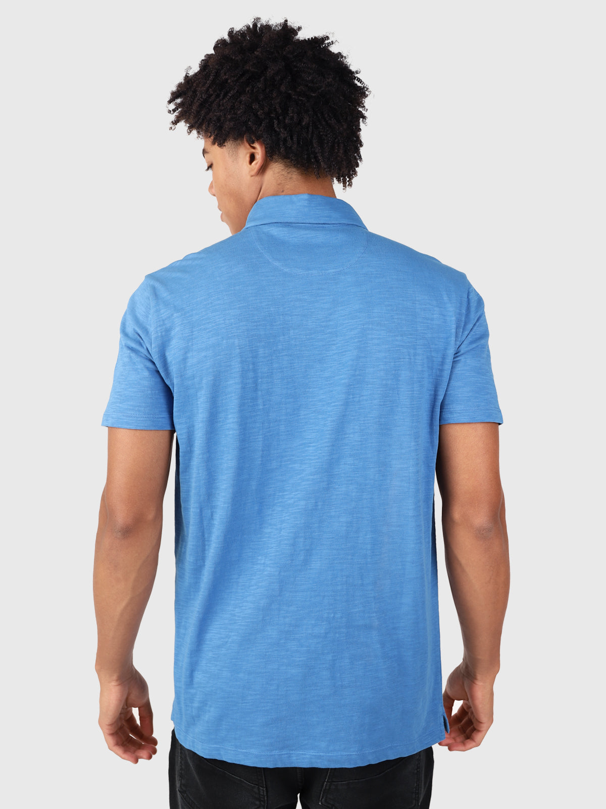 Palotje Men Polo Shortsleeve | Bright Blue