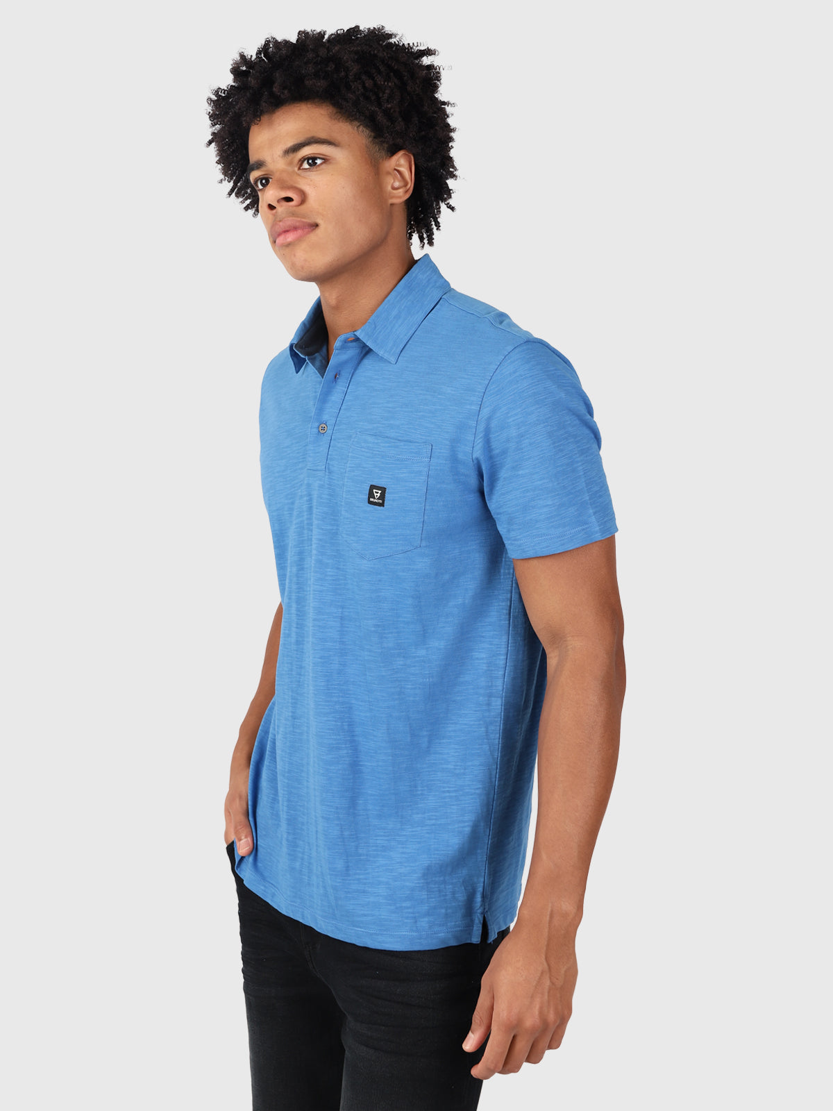 Palotje Men Polo Shortsleeve | Bright Blue