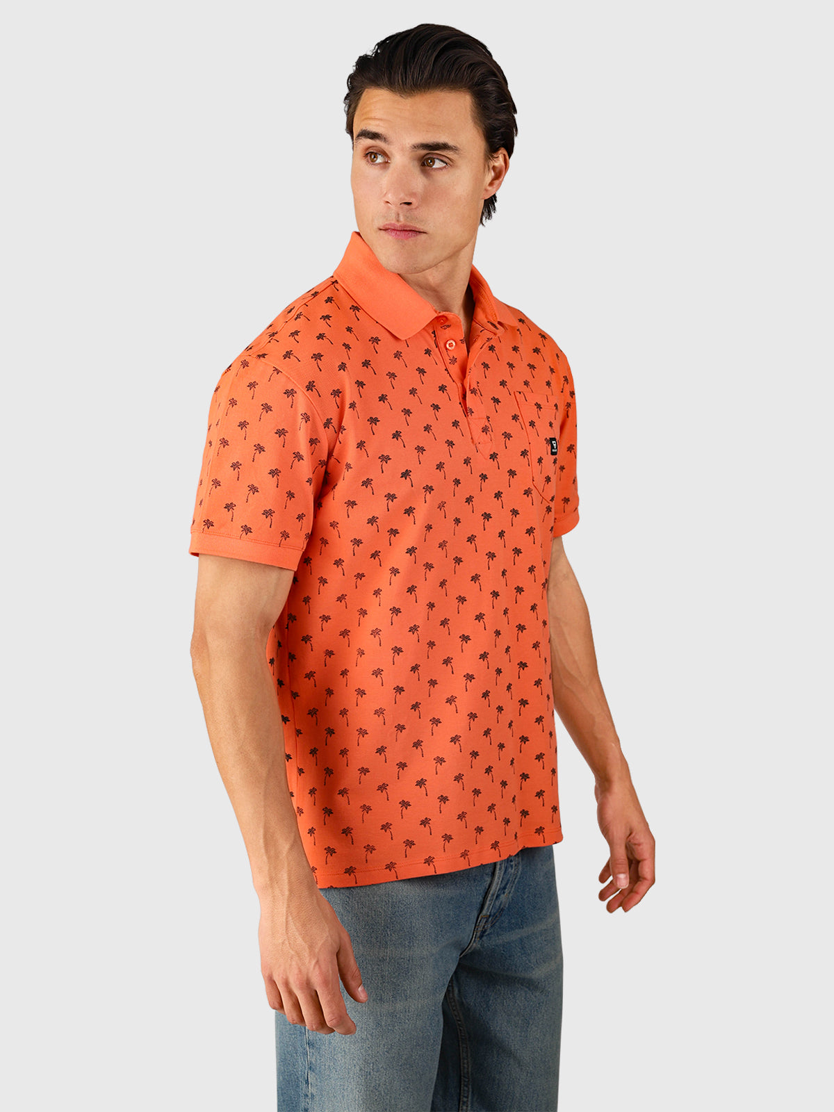 Addax-AO Men Polo | Melon