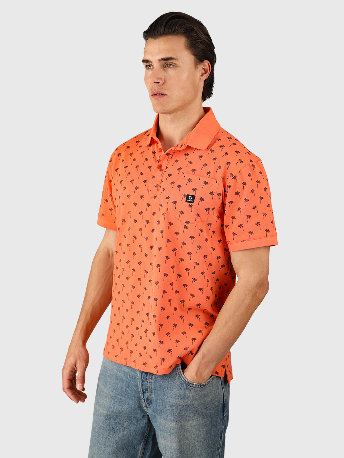 Addax-AO Men Polo | Melon