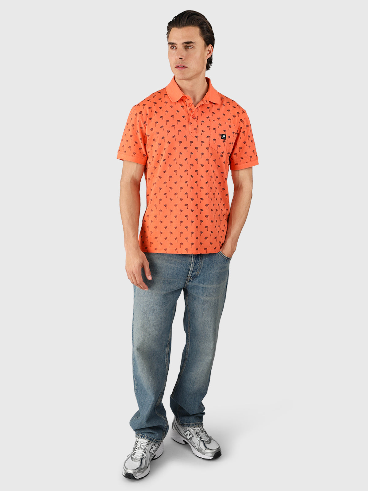 Addax-AO Men Polo | Melon