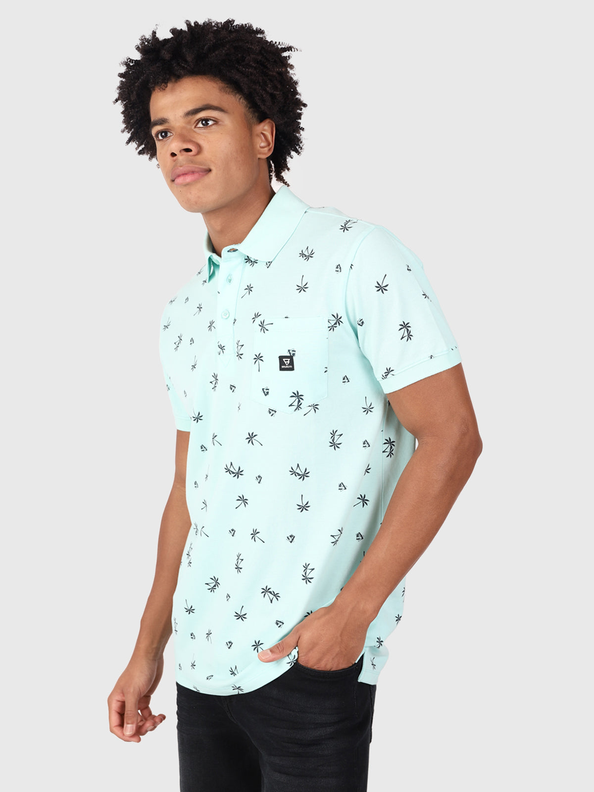 Addax-AO Men Polo Shortsleeve | Mint